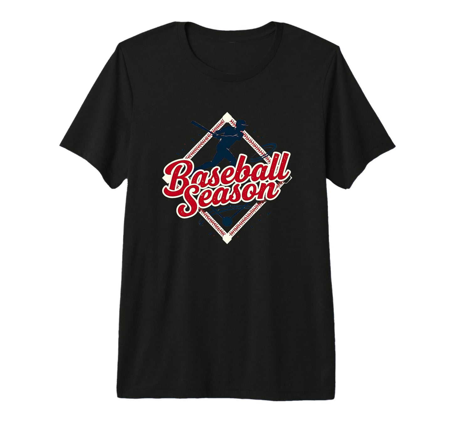 Baseball Season Batter Silhouette T-Shirt - Casual Everyday Wear Unisex - T-Shirt, Sweatshirt, Hoodie