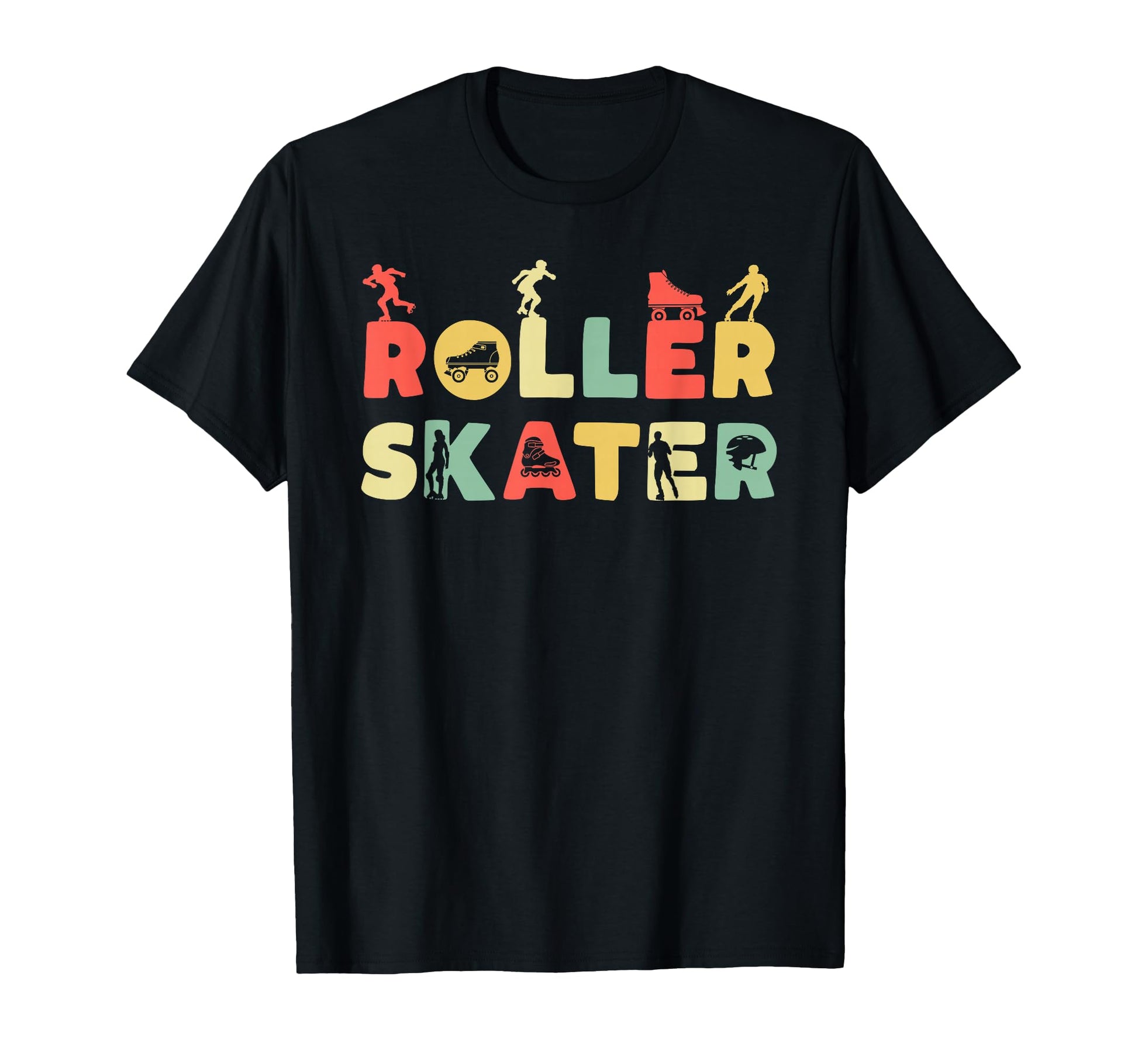Roller Skating Roller Derby Roller T-Shirt - Aesthetic Graphic Men Women - T-Shirt, Sweatshirt, Hoodie