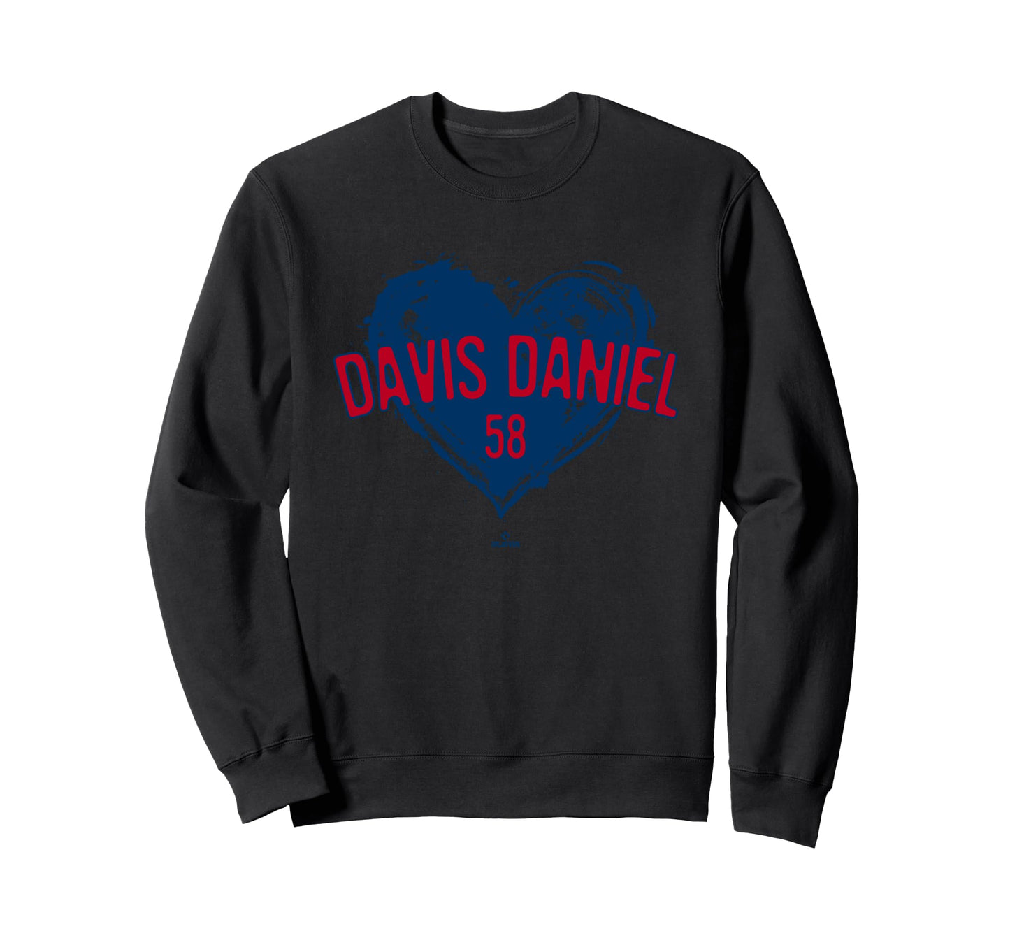 Distressed Heart Davis Daniel Sweatshirt - Fun Novelty Design for Adults - T-Shirt, Sweatshirt, Hoodie