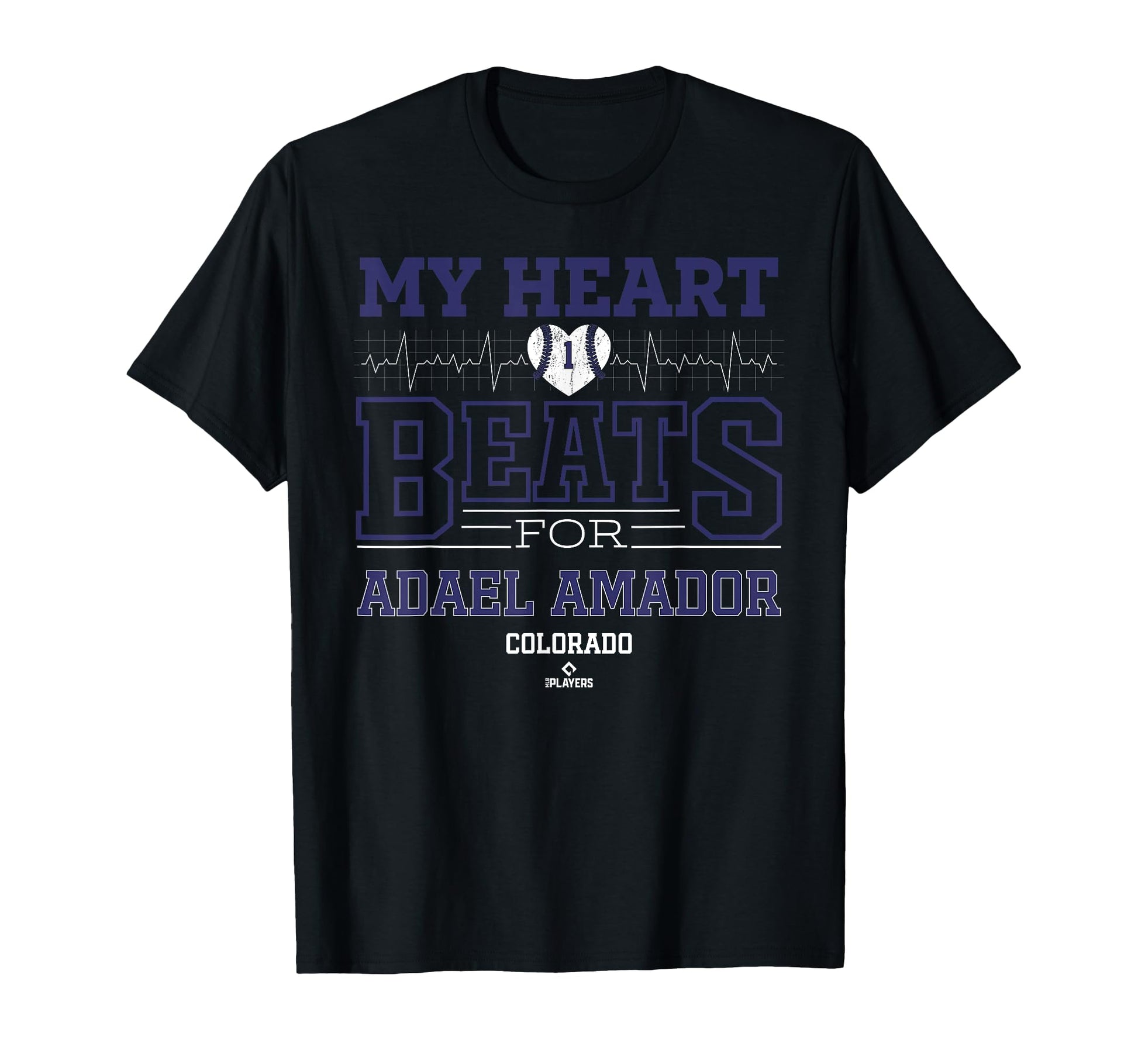 My Heart Beats Adael Amador T-Shirt - Casual Everyday Wear Men Women - T-Shirt, Sweatshirt, Hoodie