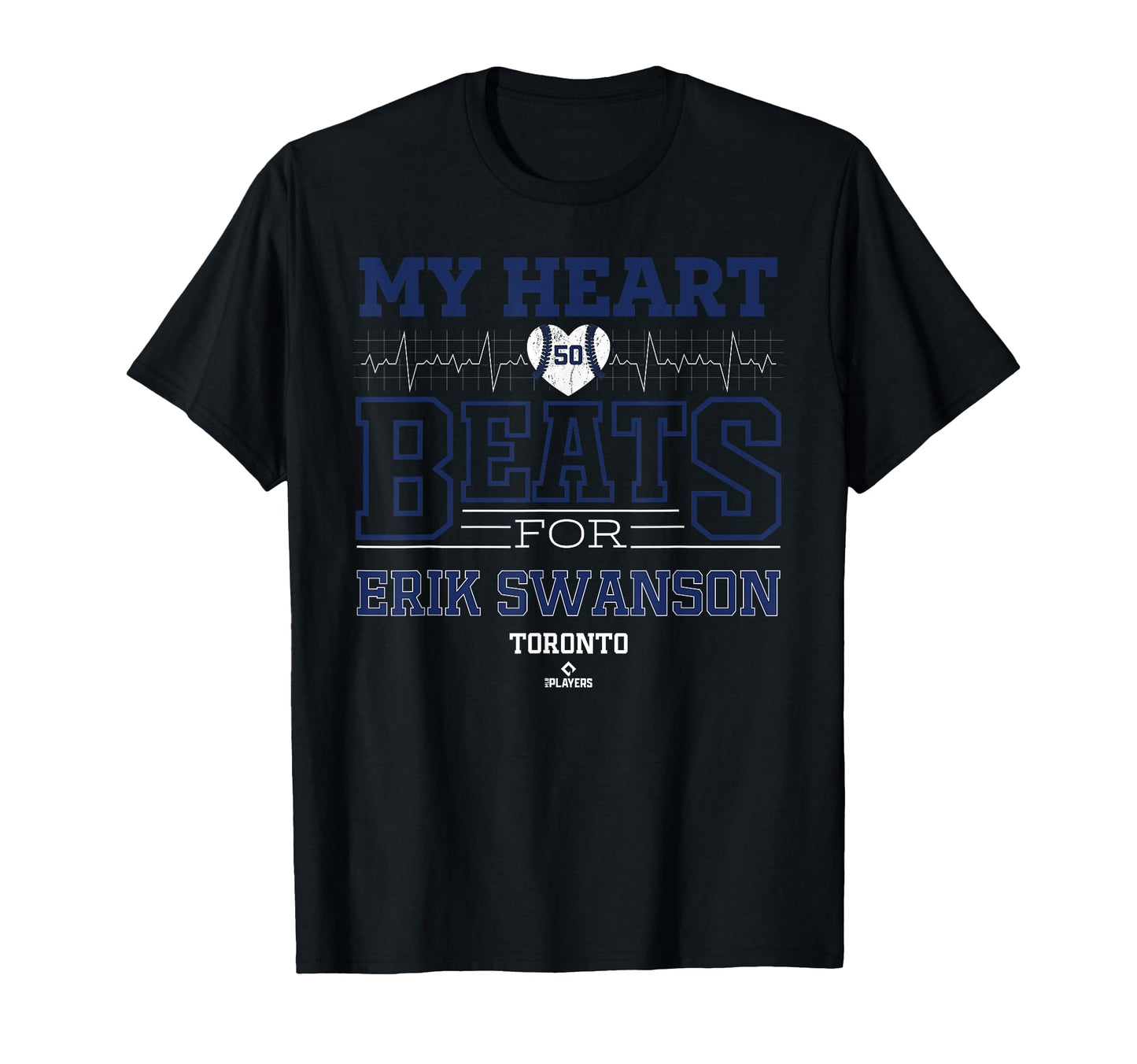 My Heart Beats Erik Swanson Toronto T-Shirt - Minimalist Print Unisex - T-Shirt, Sweatshirt, Hoodie