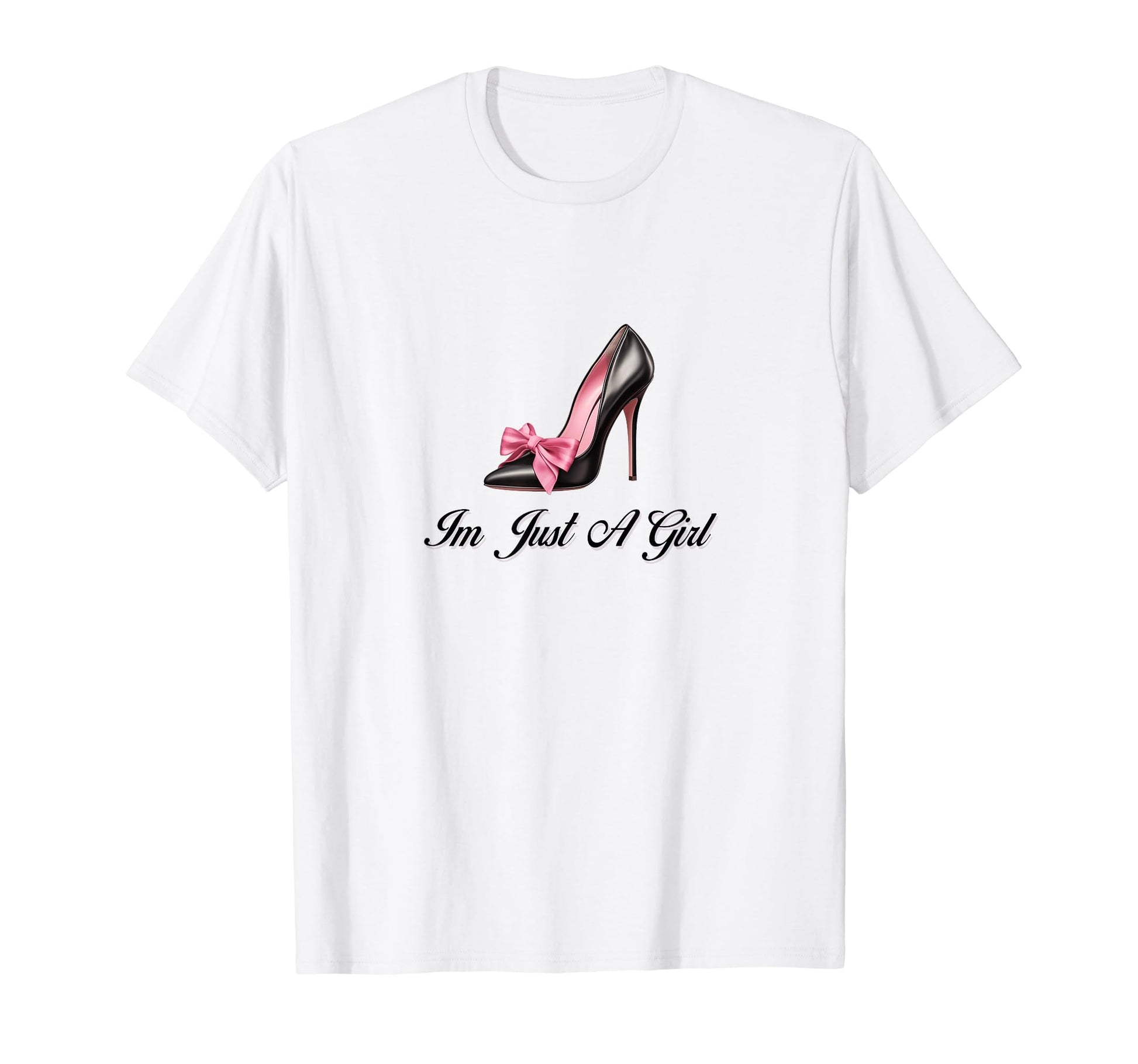 Im Just Coquette High Heel Girlcore T-Shirt - Fun Novelty Design Men Women - T-Shirt, Sweatshirt, Hoodie