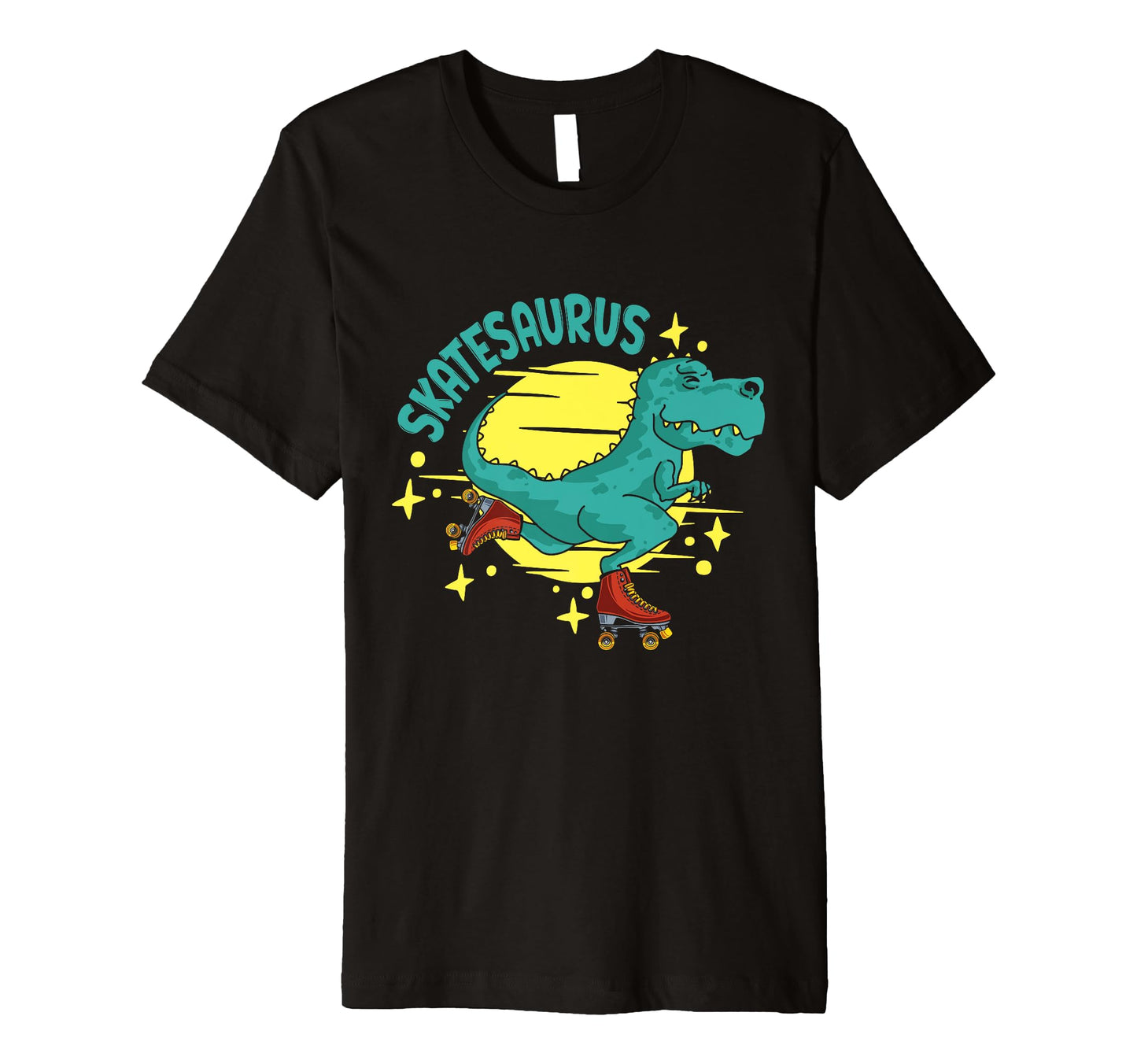 Roller Skate Trex Skatesaurus T-Shirt - Casual Everyday Wear Men Women - T-Shirt, Sweatshirt, Hoodie
