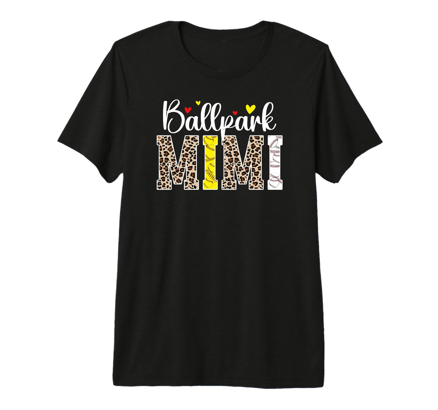 Ballpark Mimi Leopard Baseball T-Shirt - Unique Graphic for Adults - T-Shirt, Sweatshirt, Hoodie