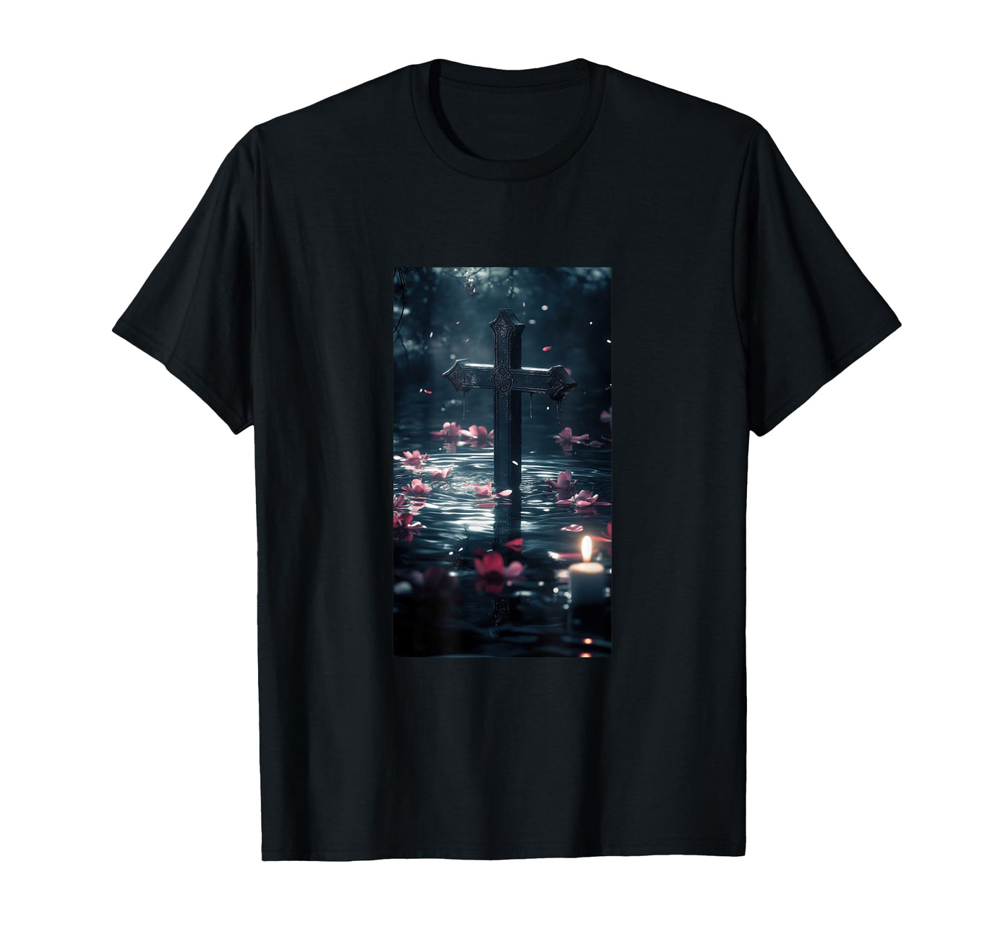 Gothic Cross Grunge Aesthetic Y2K T-Shirt - Aesthetic Graphic Men Women - T-Shirt, Sweatshirt, Hoodie