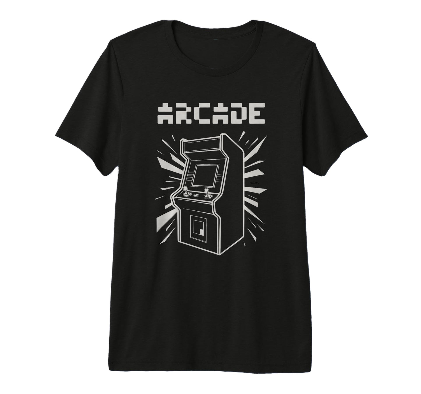 Arcade Cabinet Gaming Arcade Aesthetic T-Shirt - Custom Art Print Unisex - T-Shirt, Sweatshirt, Hoodie