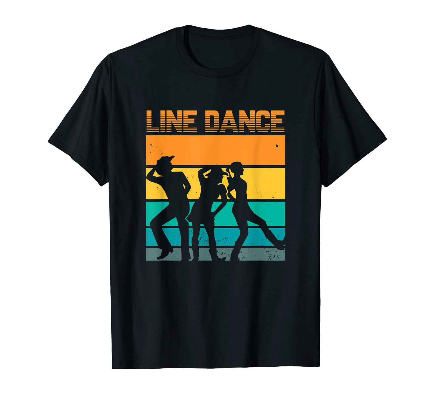 Line Dance Western People Dancing T-Shirt - Casual Everyday Wear Unisex - T-Shirt, Sweatshirt, Hoodie