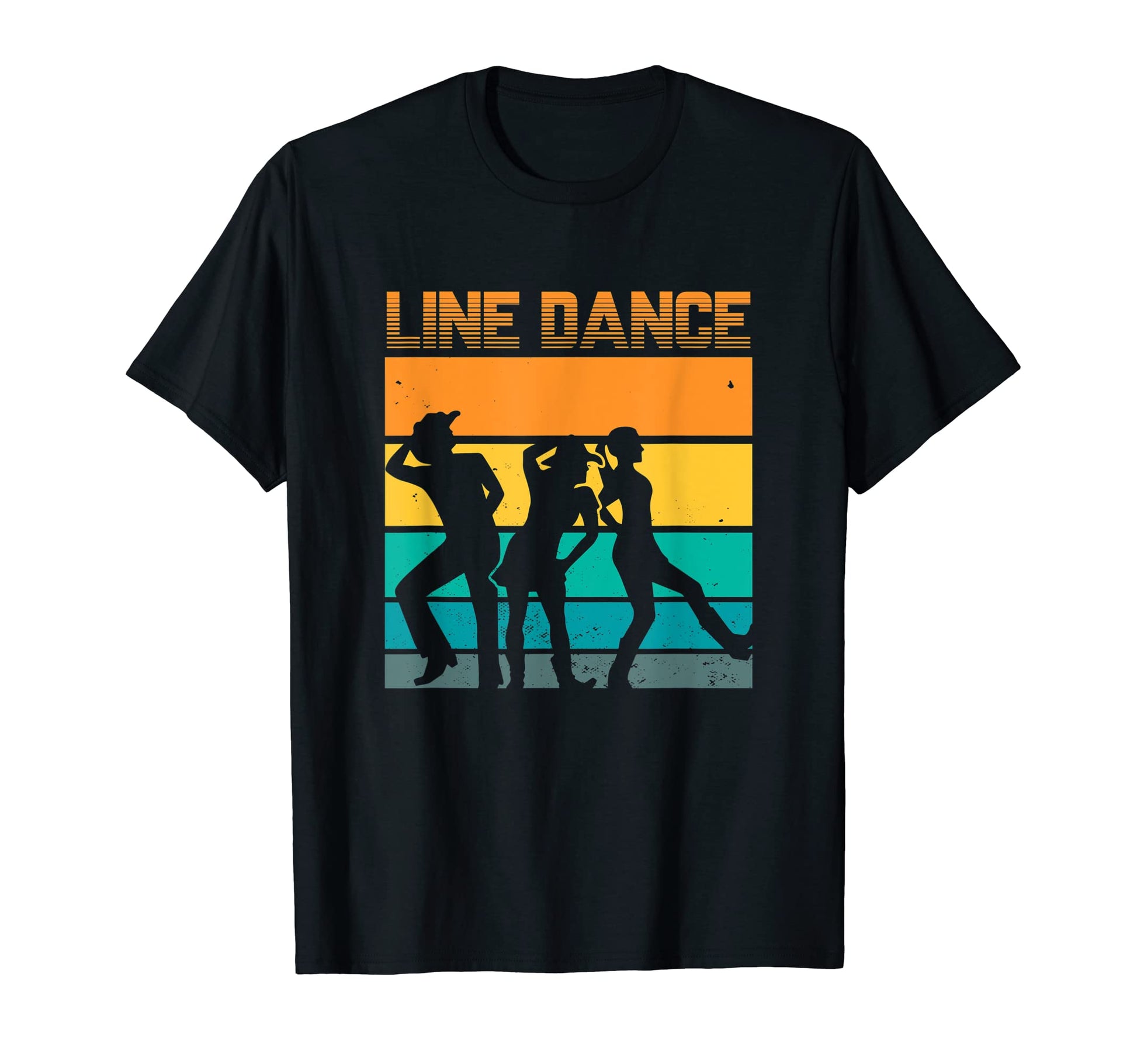 Line Dance Western People Dancing T-Shirt - Casual Everyday Wear Unisex - T-Shirt, Sweatshirt, Hoodie