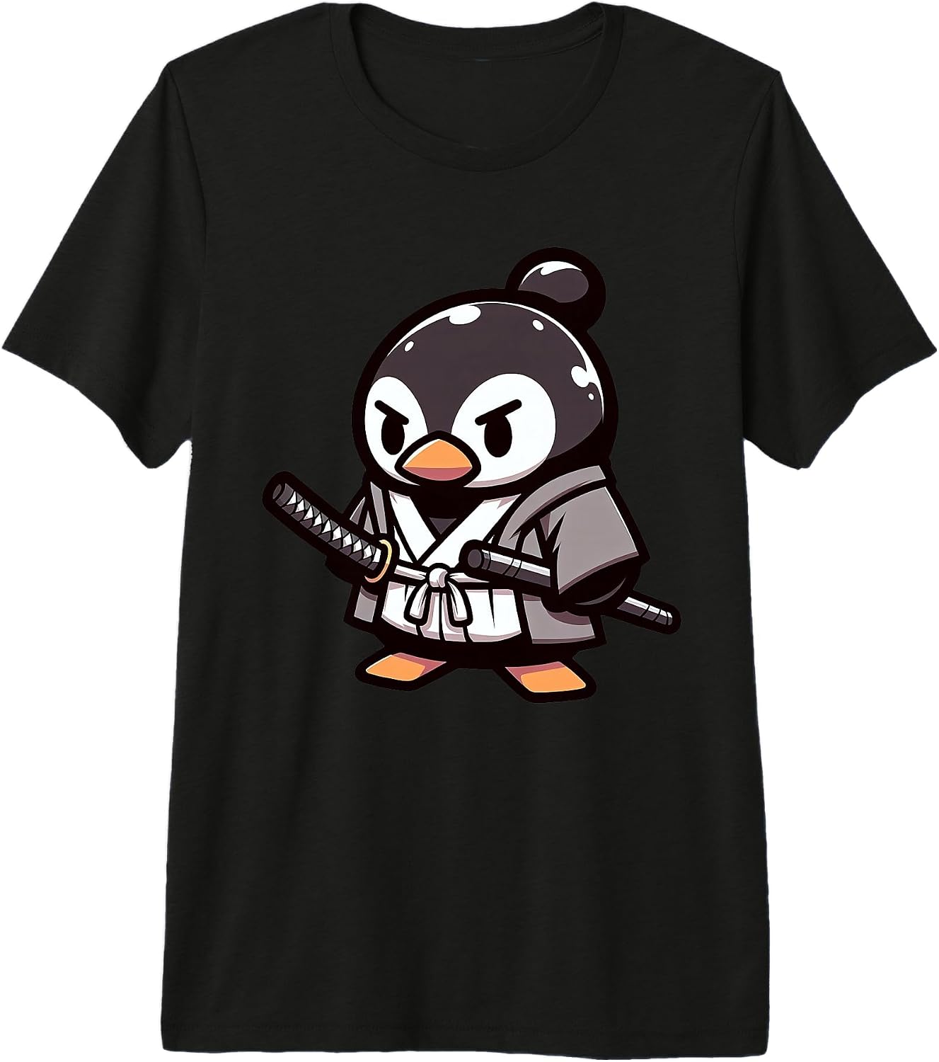 Linux Root Penguin Samurai Programming Nerd IT - Adult & Kids T-Shirts, Sweatshirts & Hoodies apparel design preview 1