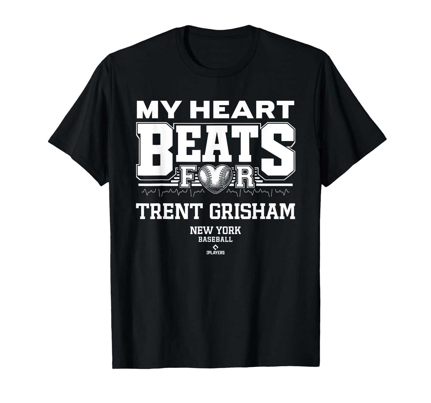 My Heart Beats Trent Grisham New York T-Shirt - Unique Graphic Unisex - T-Shirt, Sweatshirt, Hoodie