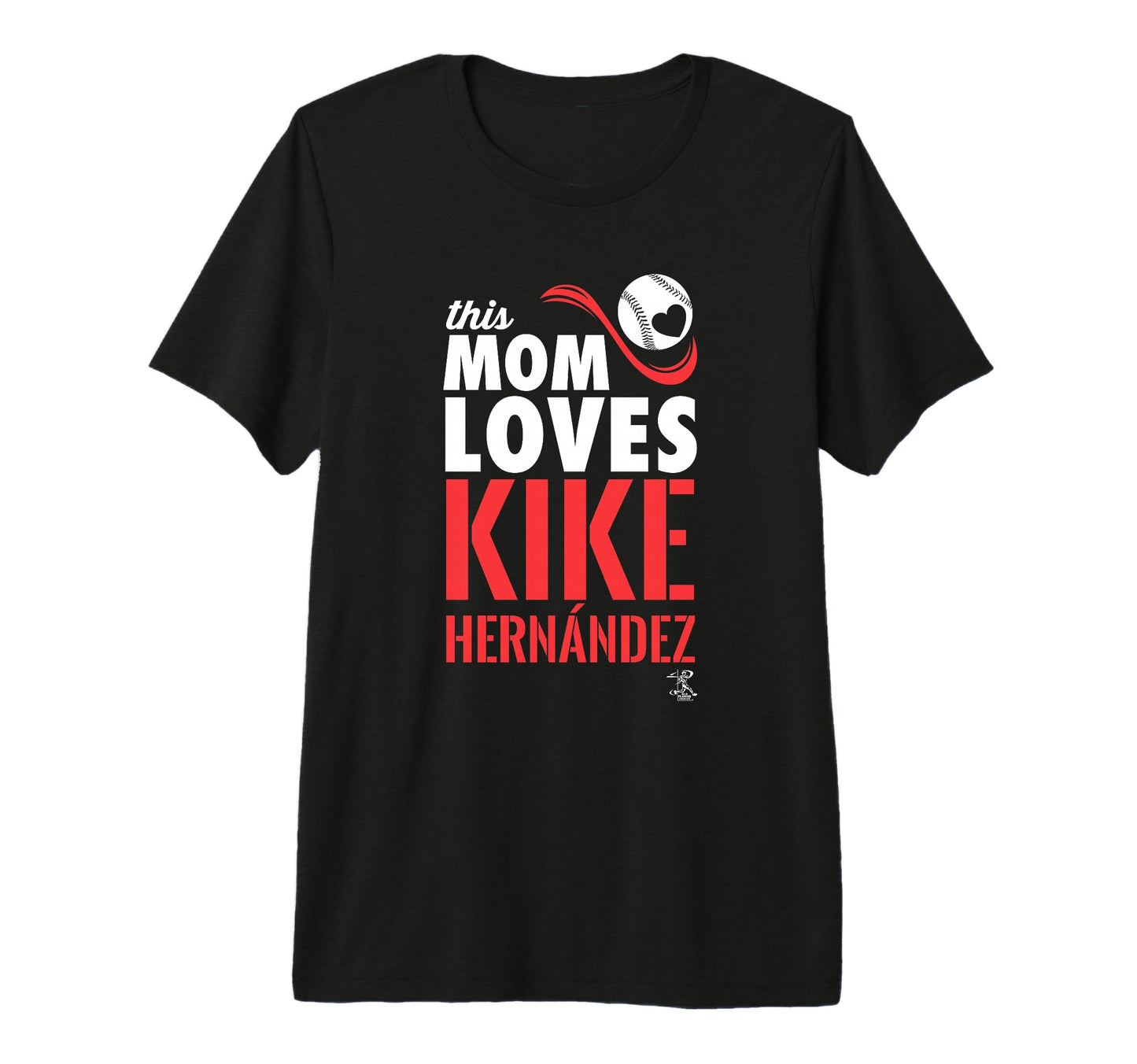 Kike Hernandez This Mom Loves Tri Blend T-Shirt - Unique Graphic Unisex - T-Shirt, Sweatshirt, Hoodie