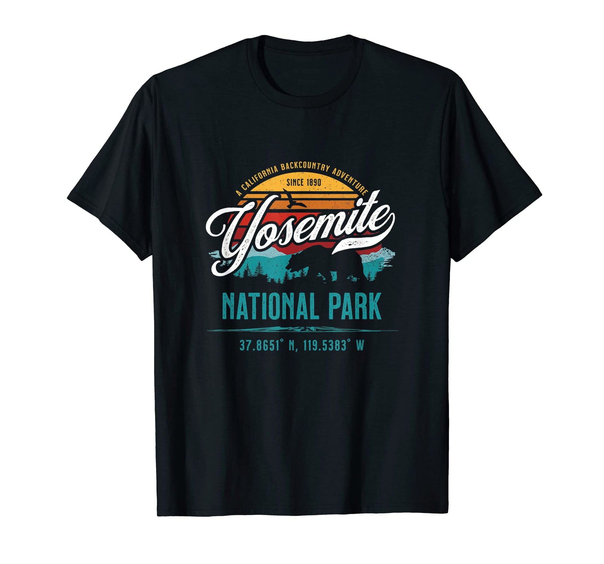 Yosemite National Park Sun Vacation T-Shirt - Trendy Graphic Men Women - T-Shirt, Sweatshirt, Hoodie