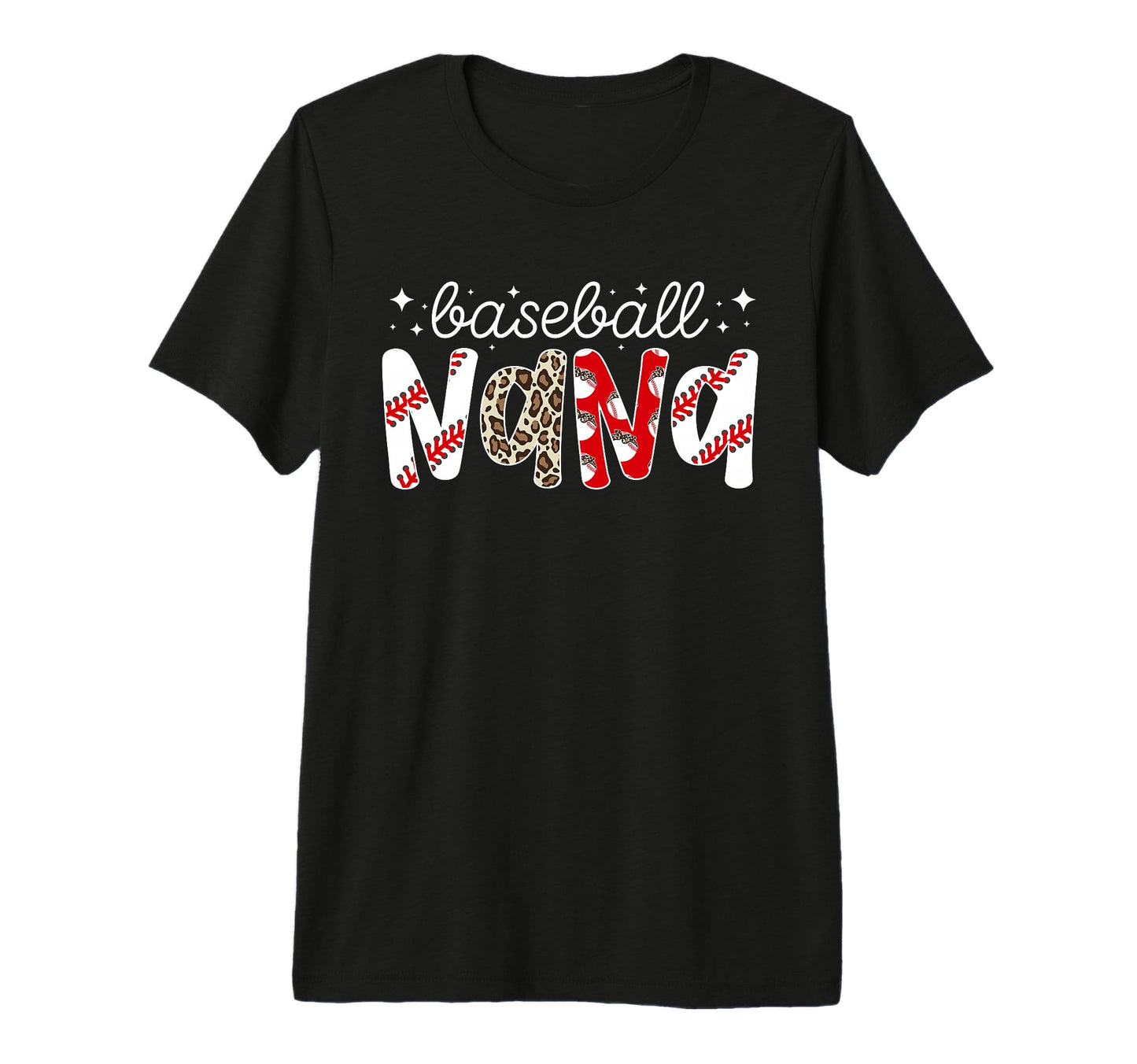 Baseball Nana Leopard Nana Baseball T-Shirt - Aesthetic Graphic Unisex - T-Shirt, Sweatshirt, Hoodie