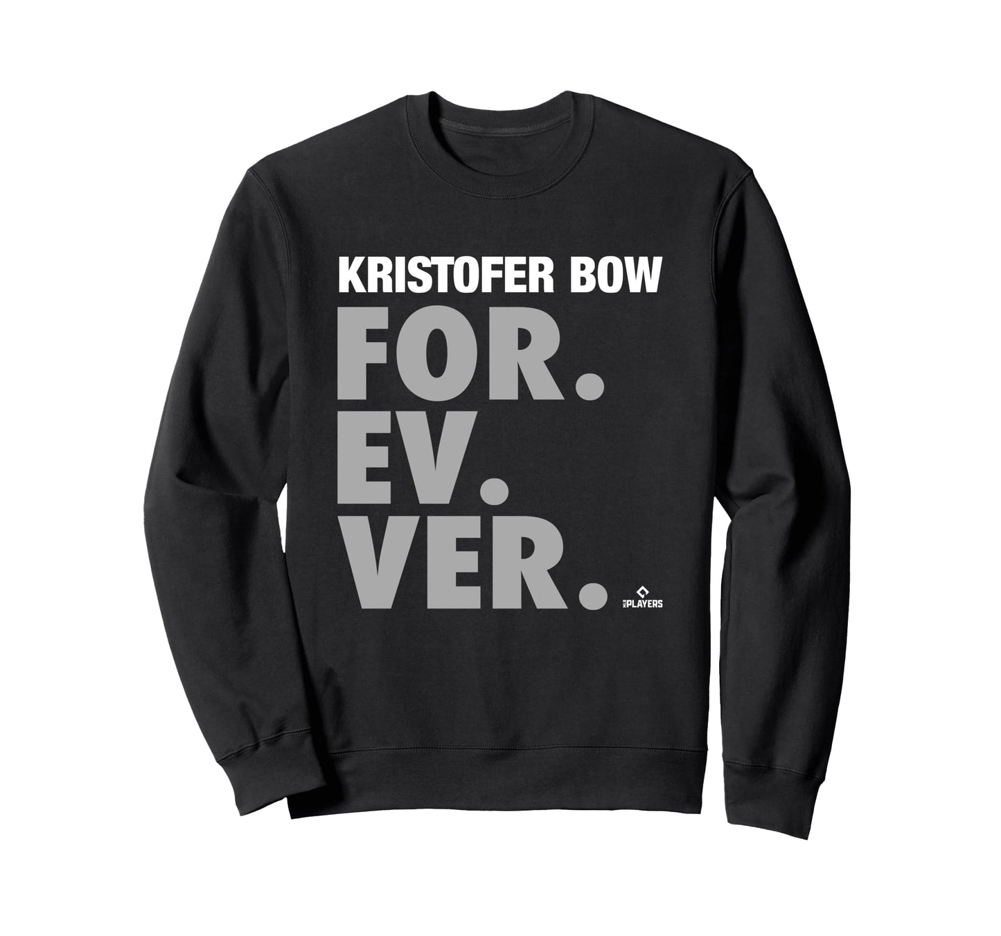 Forever Baseball Kristofer Bow Sweatshirt - Trendy Graphic for Adults - T-Shirt, Sweatshirt, Hoodie