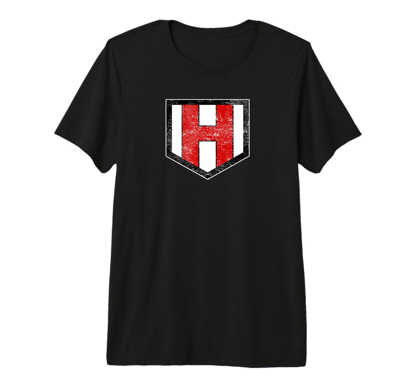 Hit Streak Baseball Distressed Tri T-Shirt - Minimalist Print for Adults - T-Shirt, Sweatshirt, Hoodie