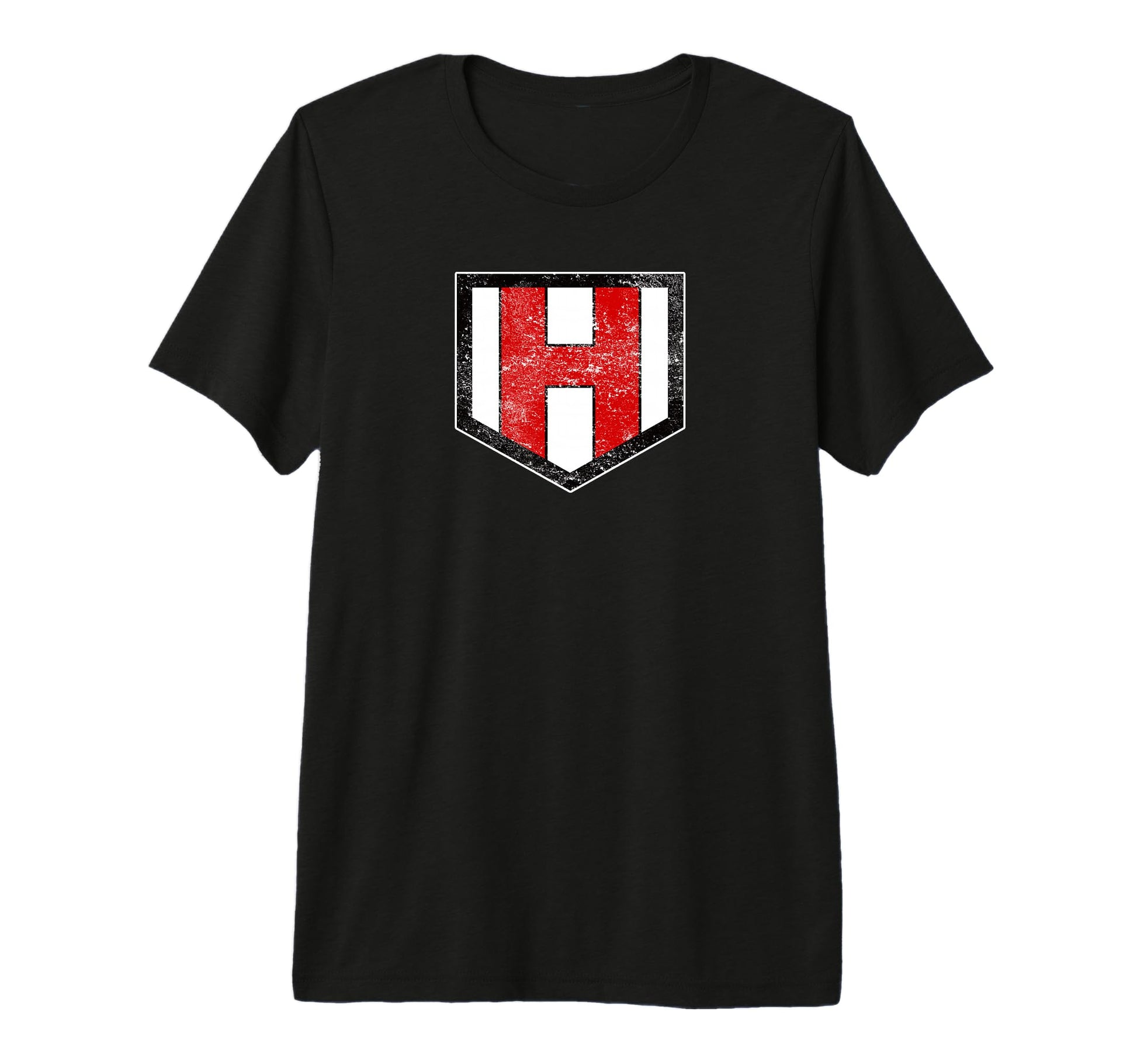 Hit Streak Baseball Distressed Tri T-Shirt - Minimalist Print for Adults - T-Shirt, Sweatshirt, Hoodie