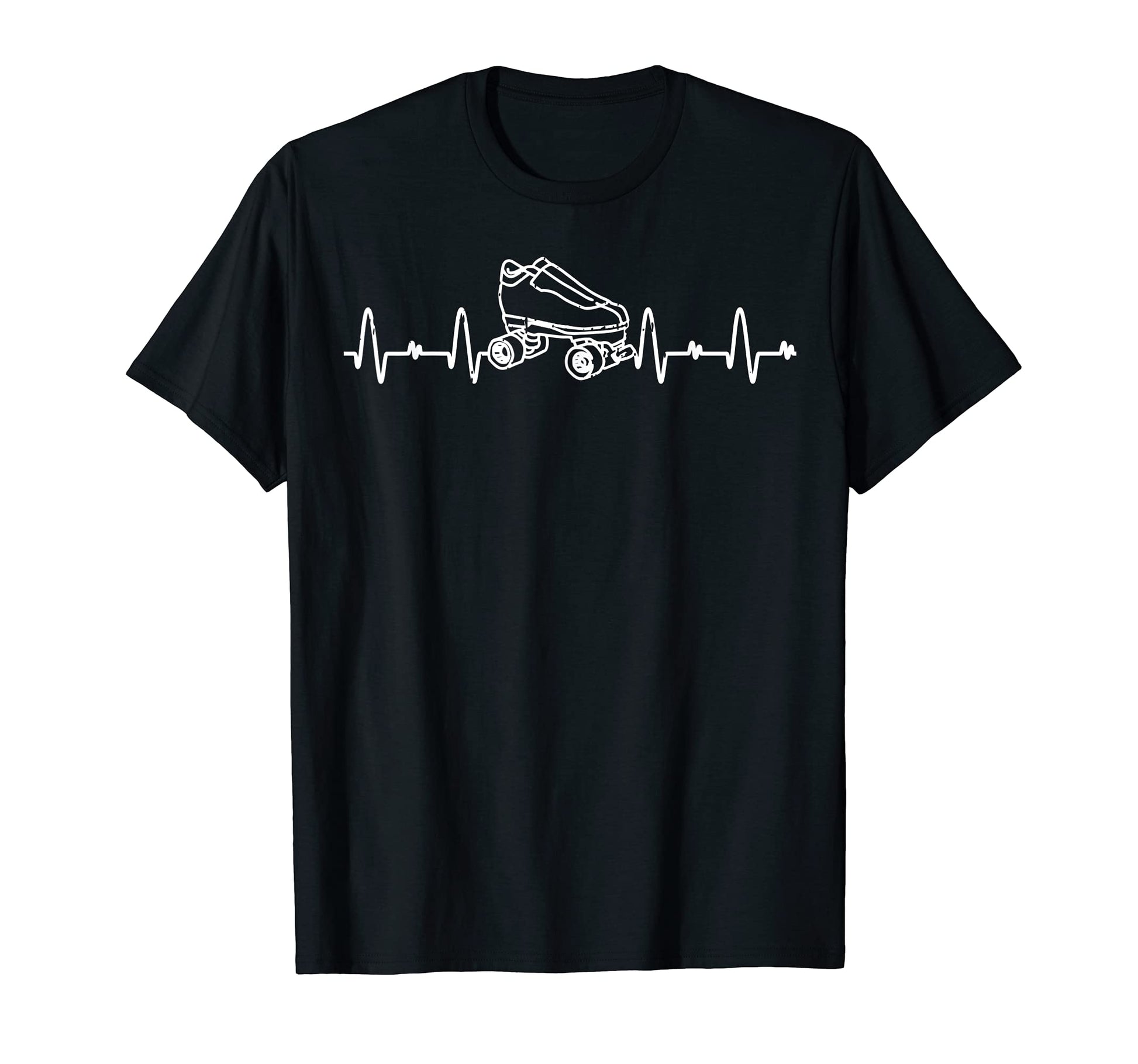 Funny Roller Skating Heartbeat Clubs T-Shirt - Unique Graphic Men Women - T-Shirt, Sweatshirt, Hoodie