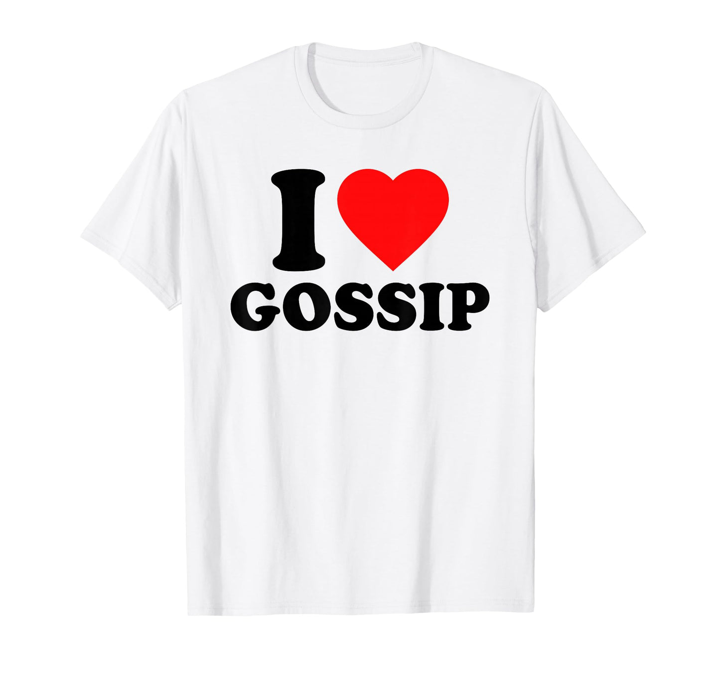 I Love Gossip I Heart Gossip Y2K T-Shirt - Custom Art Print Unisex - T-Shirt, Sweatshirt, Hoodie