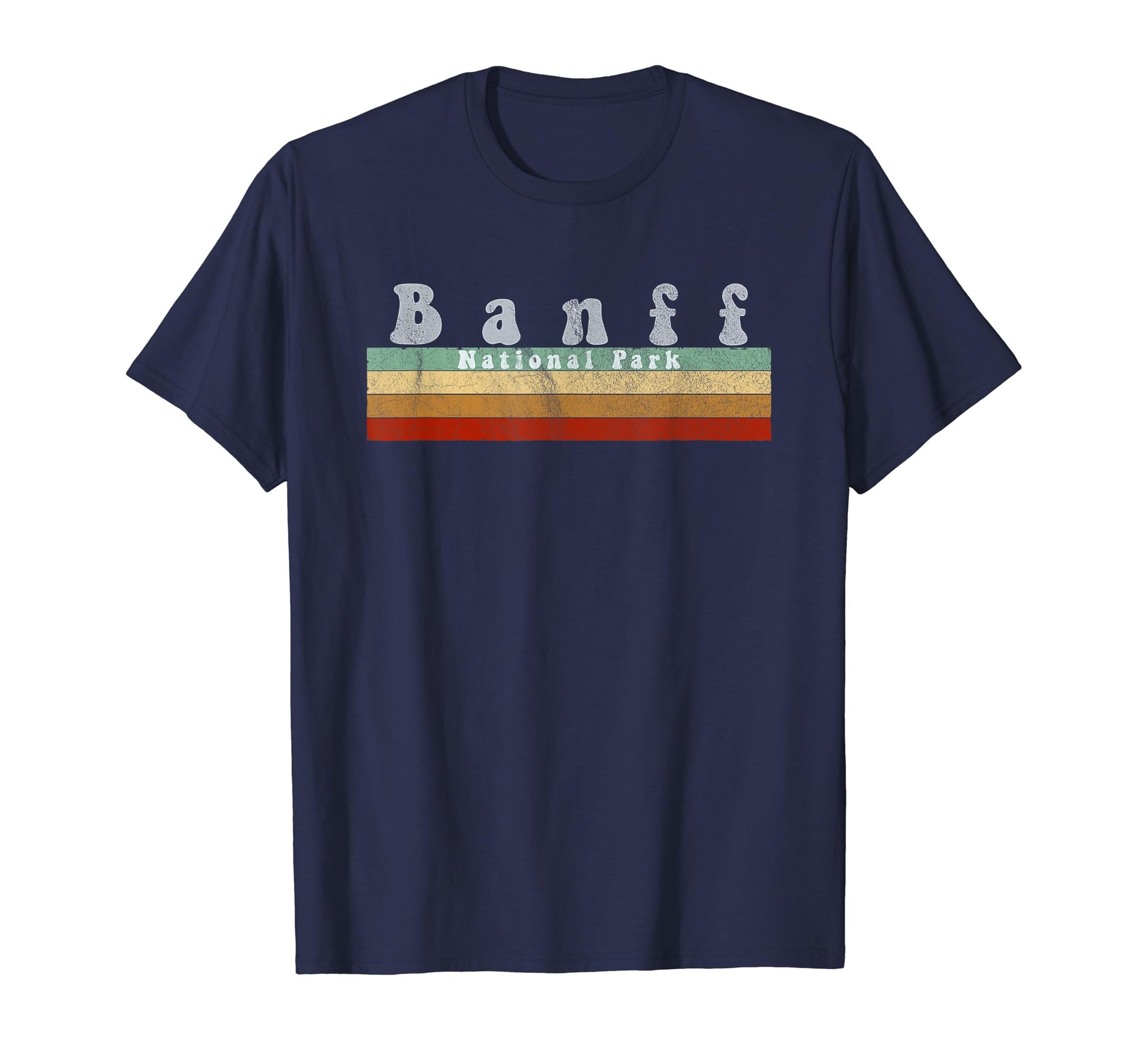 70S 80S Banff National Park T-Shirt - Minimalist Print Unisex - T-Shirt, Sweatshirt, Hoodie
