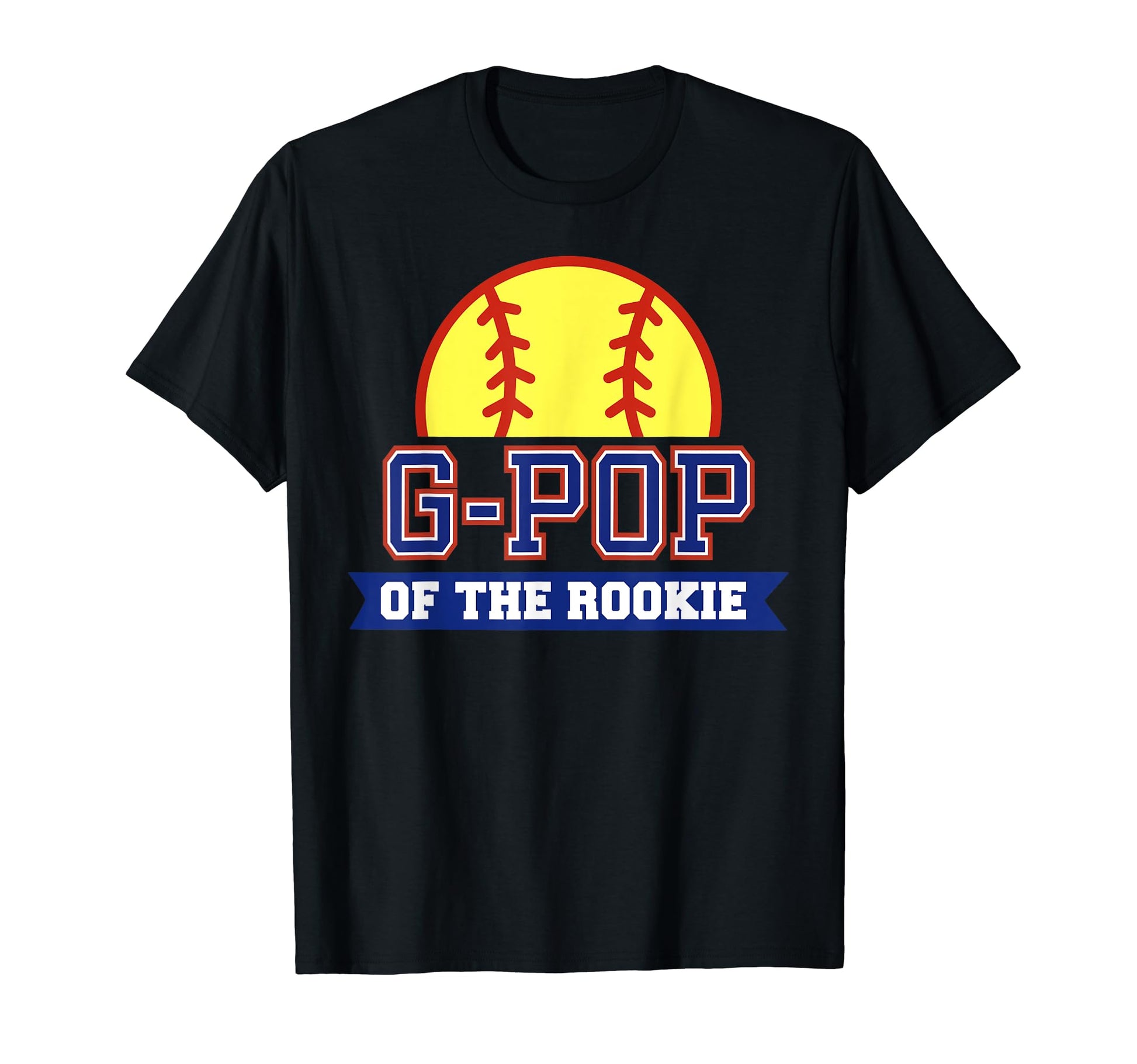 G Pop Rookie 1St Birthday Softball T-Shirt - Custom Art Print for Adults - T-Shirt, Sweatshirt, Hoodie