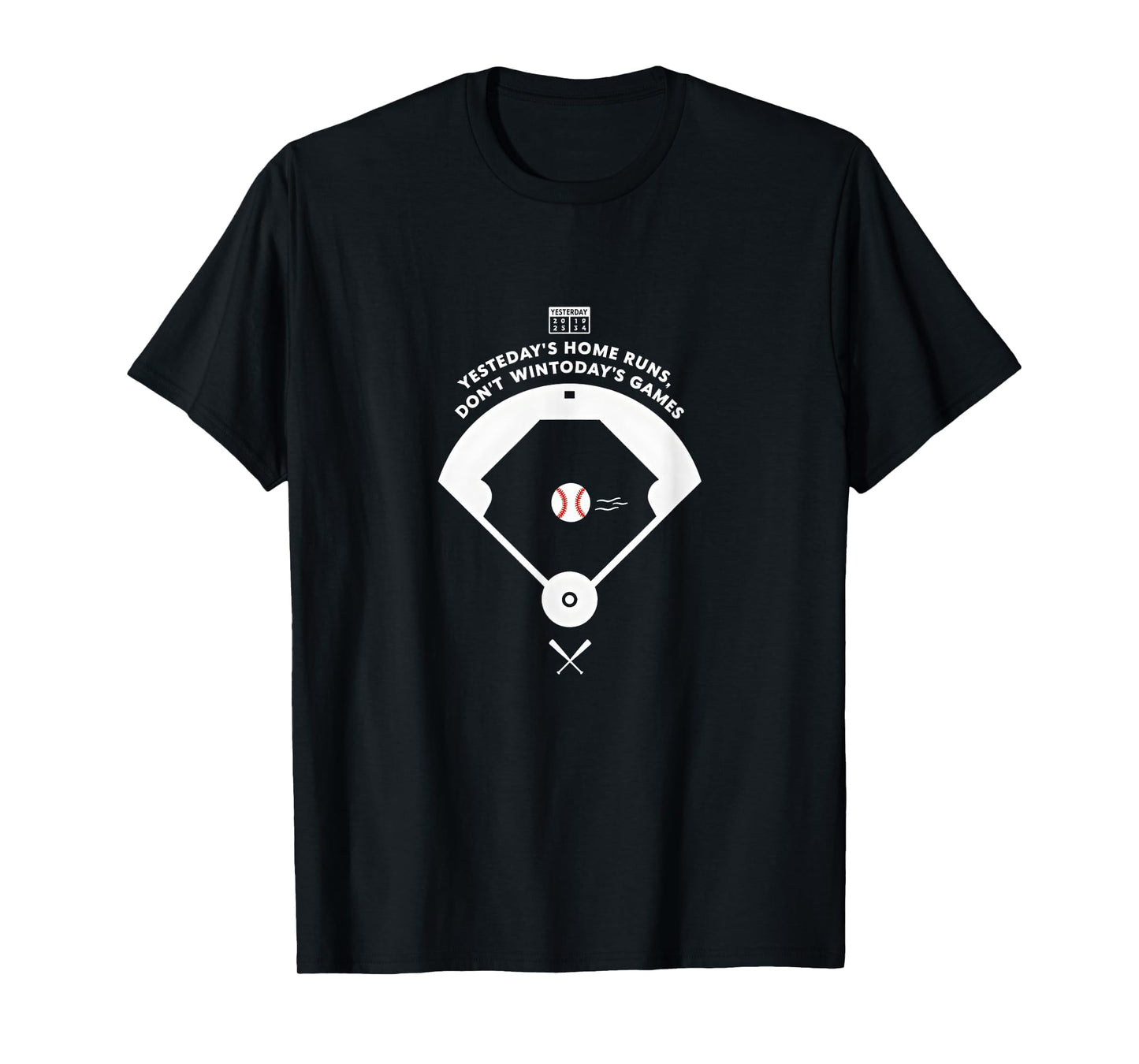 Baseball Motivational Home Run Wisdom T-Shirt - Novelty Apparel for Adults - T-Shirt, Sweatshirt, Hoodie