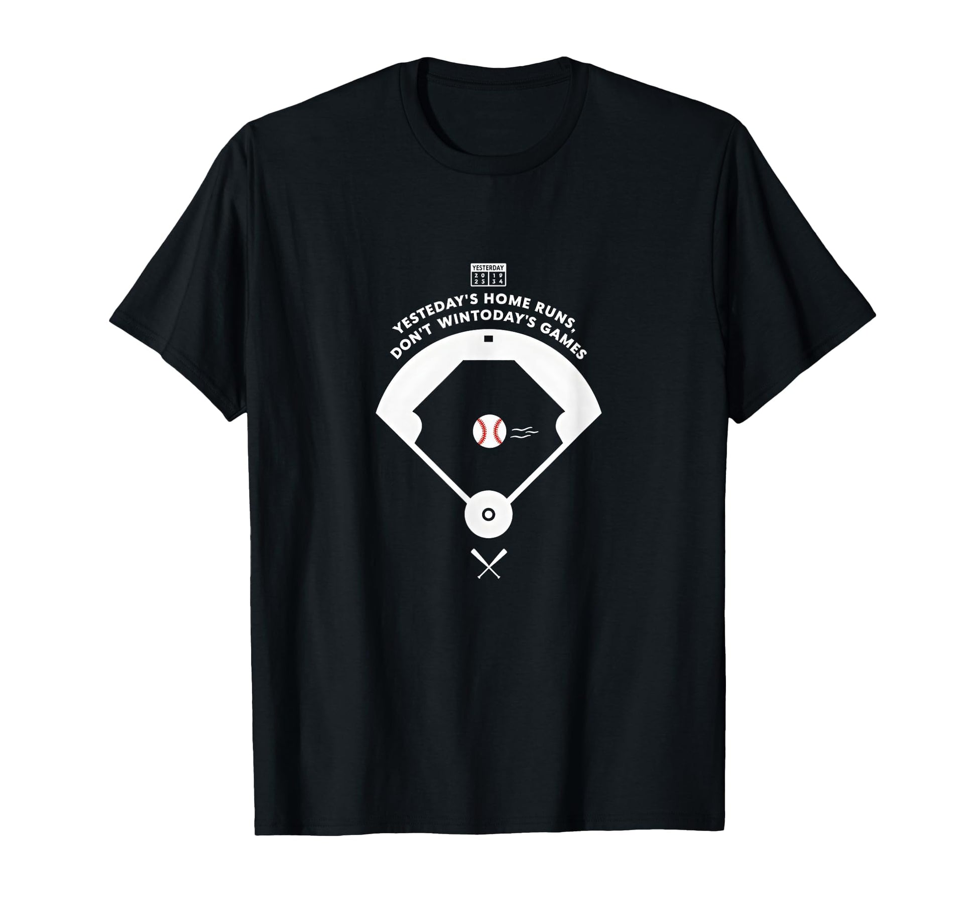 Baseball Motivational Home Run Wisdom T-Shirt - Novelty Apparel for Adults - T-Shirt, Sweatshirt, Hoodie
