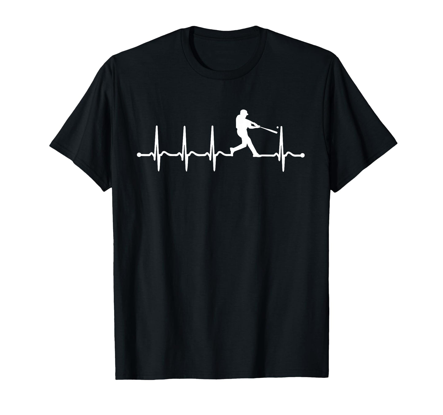 Baseball Heartbeat Baseball And T-Shirt - Unique Graphic Unisex - T-Shirt, Sweatshirt, Hoodie