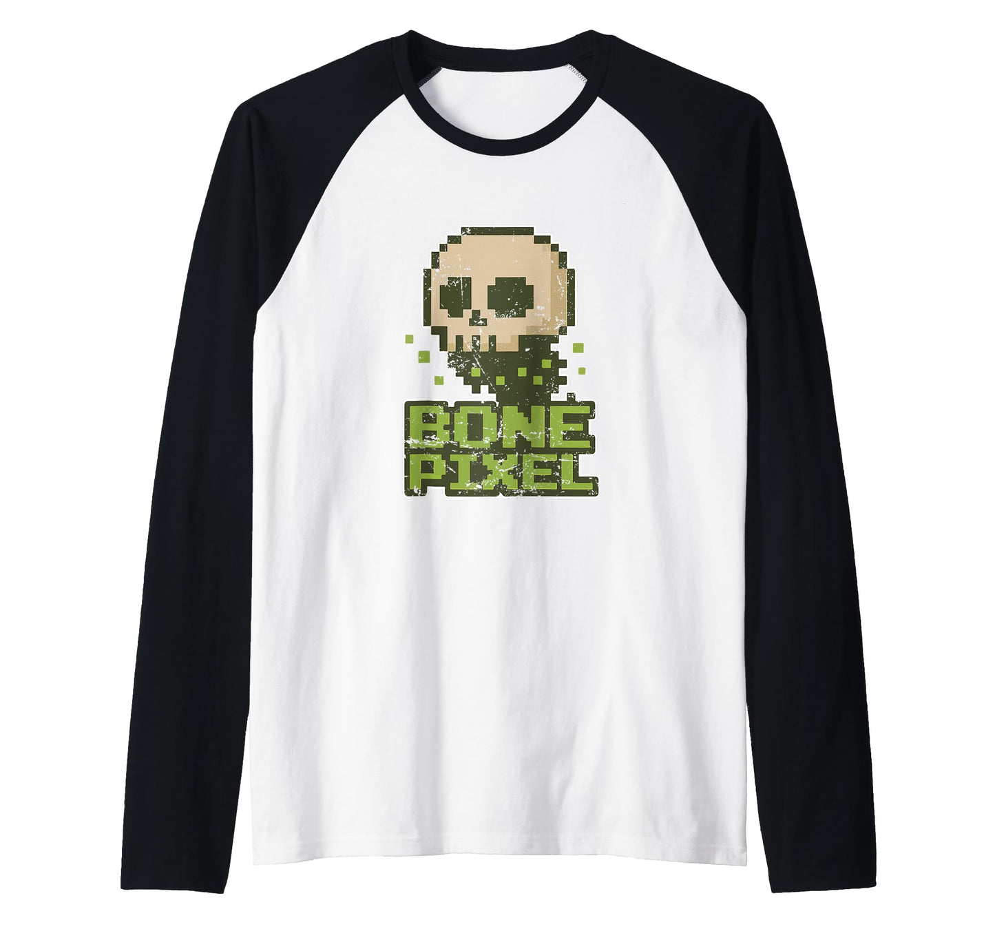 Pixel Skull Gamer Arcade Blocky Sweatshirt - Custom Art Print Unisex - T-Shirt, Sweatshirt, Hoodie