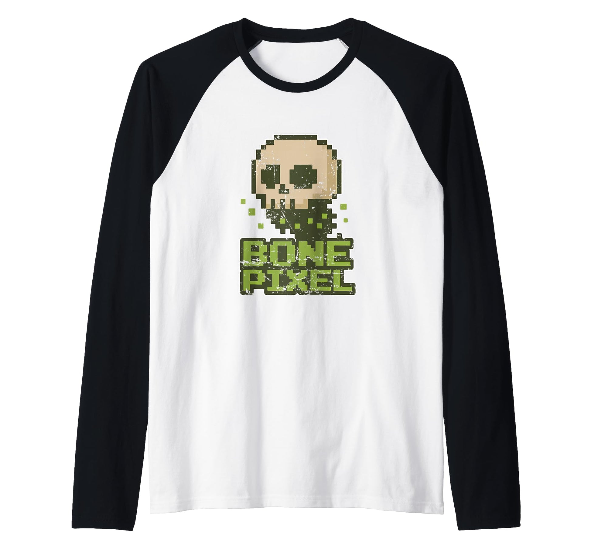 Pixel Skull Gamer Arcade Blocky Sweatshirt - Custom Art Print Unisex - T-Shirt, Sweatshirt, Hoodie