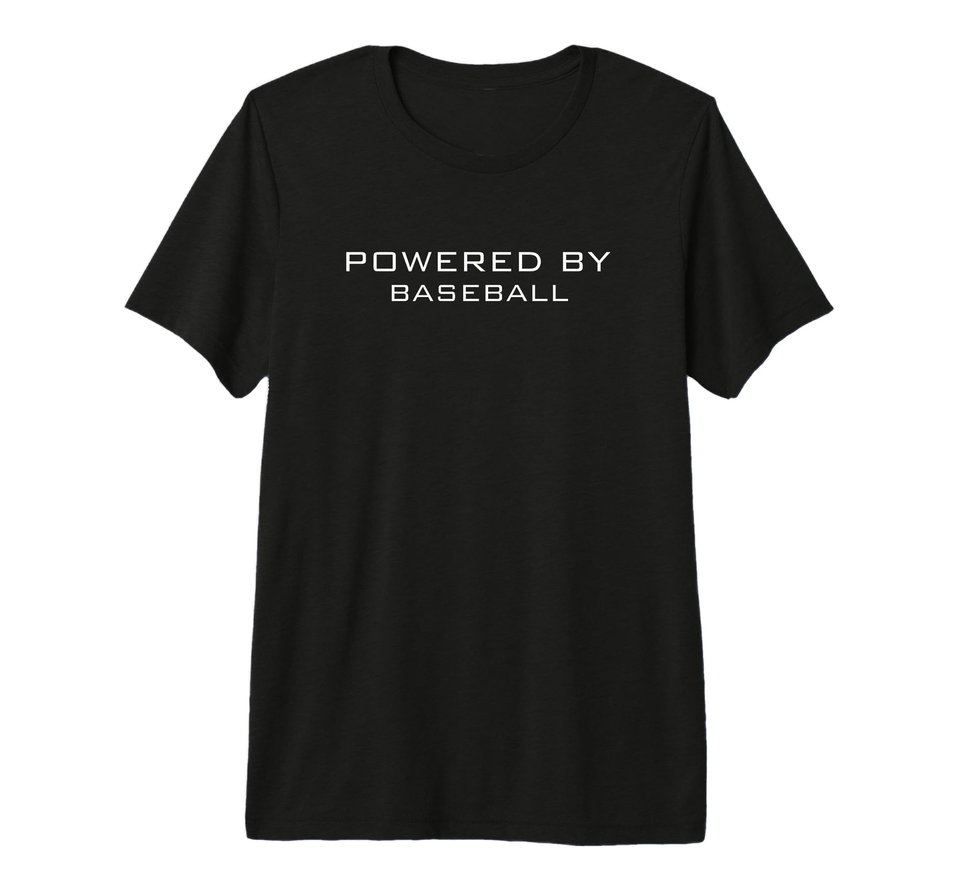 Powered Baseball Baseball Players T-Shirt - Aesthetic Graphic for Adults - T-Shirt, Sweatshirt, Hoodie