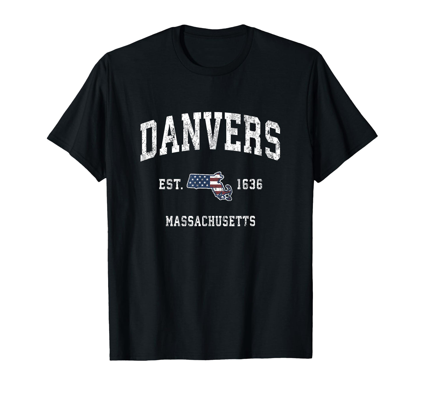 Danvers Massachusetts Ma American T-Shirt - Aesthetic Graphic Men Women - T-Shirt, Sweatshirt, Hoodie