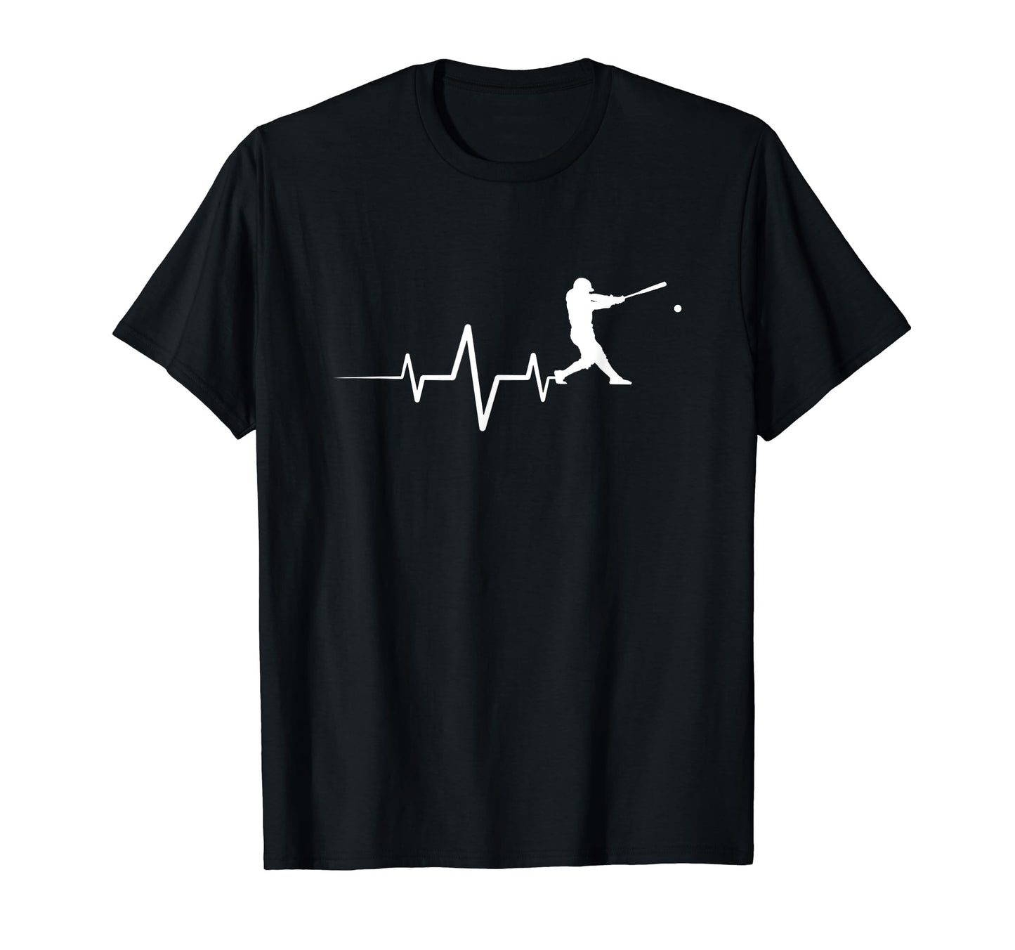 Baseball Heartbeat Baseball Players And T-Shirt - Unique Graphic Unisex - T-Shirt, Sweatshirt, Hoodie