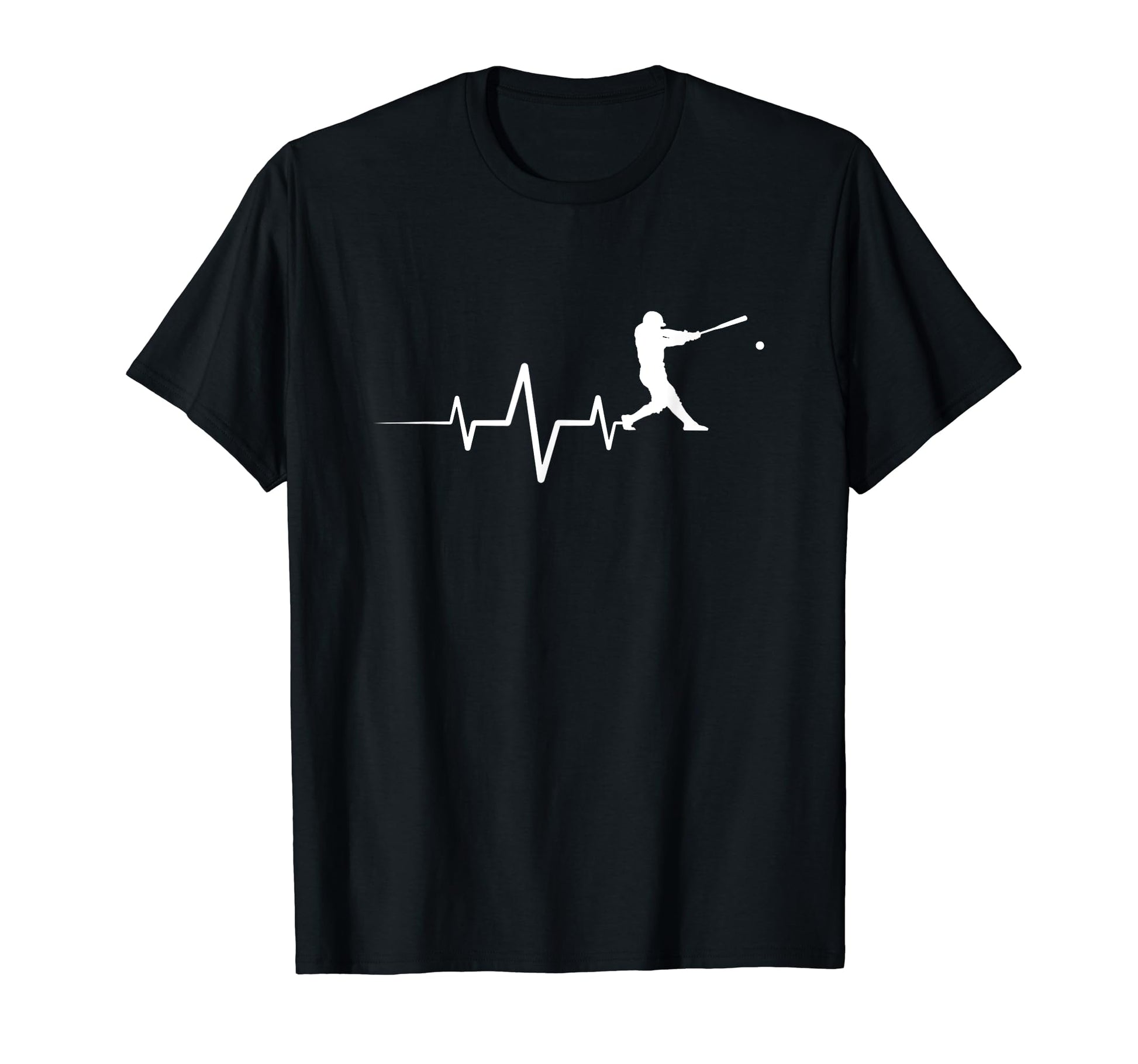 Baseball Heartbeat Baseball Players And T-Shirt - Unique Graphic Unisex - T-Shirt, Sweatshirt, Hoodie