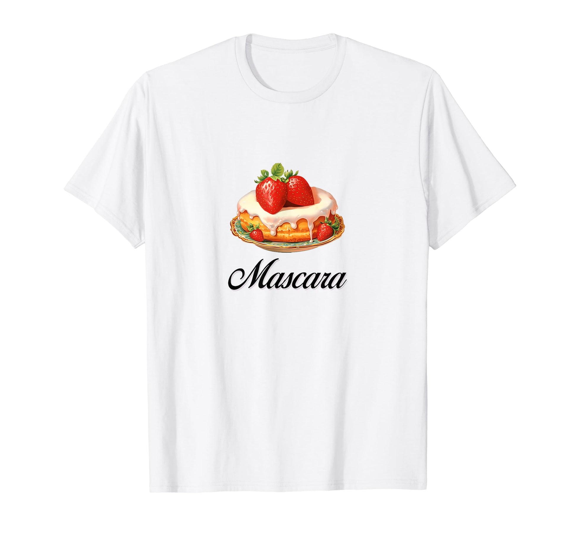 Mascara Cake Coquette Bow Girlcore Y2K T-Shirt - Trendy Graphic for Adults - T-Shirt, Sweatshirt, Hoodie