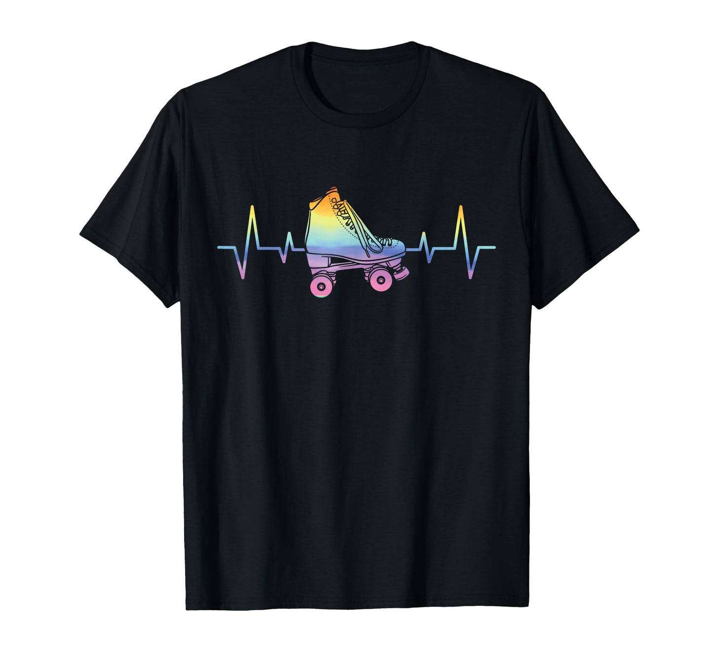 Roller Skating Skate Heartbeat T-Shirt - Streetwear Style Men Women - T-Shirt, Sweatshirt, Hoodie