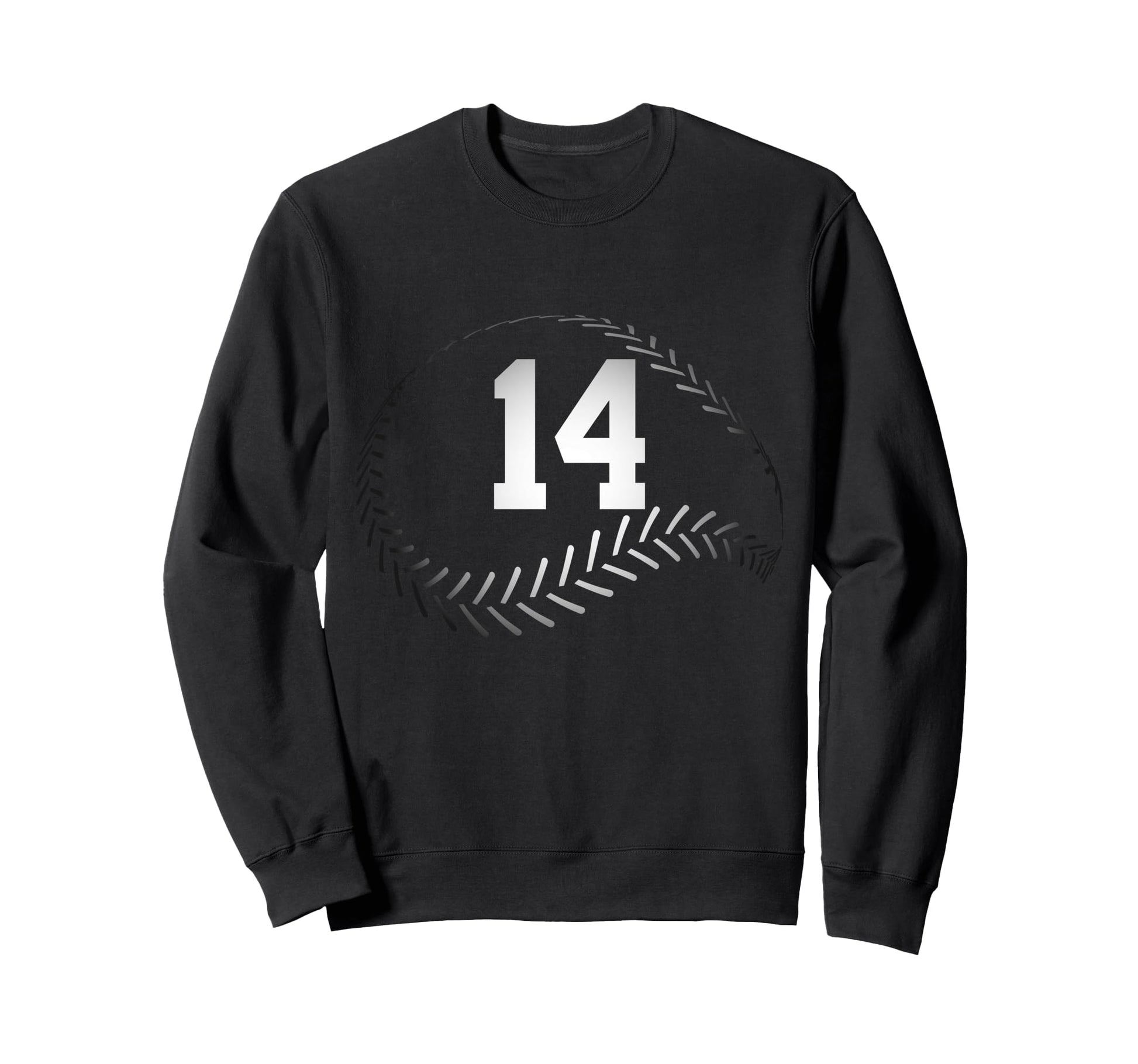 Number 14 Years Baseball 14Th Birthday Sweatshirt - Graphic Print Men Women - T-Shirt, Sweatshirt, Hoodie