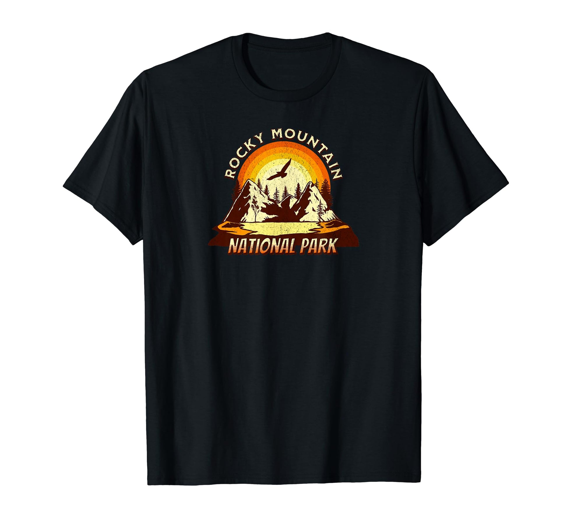 Rocky Mountain National Park Mountain T-Shirt - Fun Novelty Design Unisex - T-Shirt, Sweatshirt, Hoodie