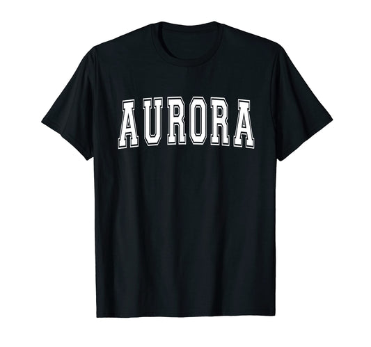Aurora Co Colorado Usa Sports Varsity T-Shirt - Graphic Print Unisex - T-Shirt, Sweatshirt, Hoodie