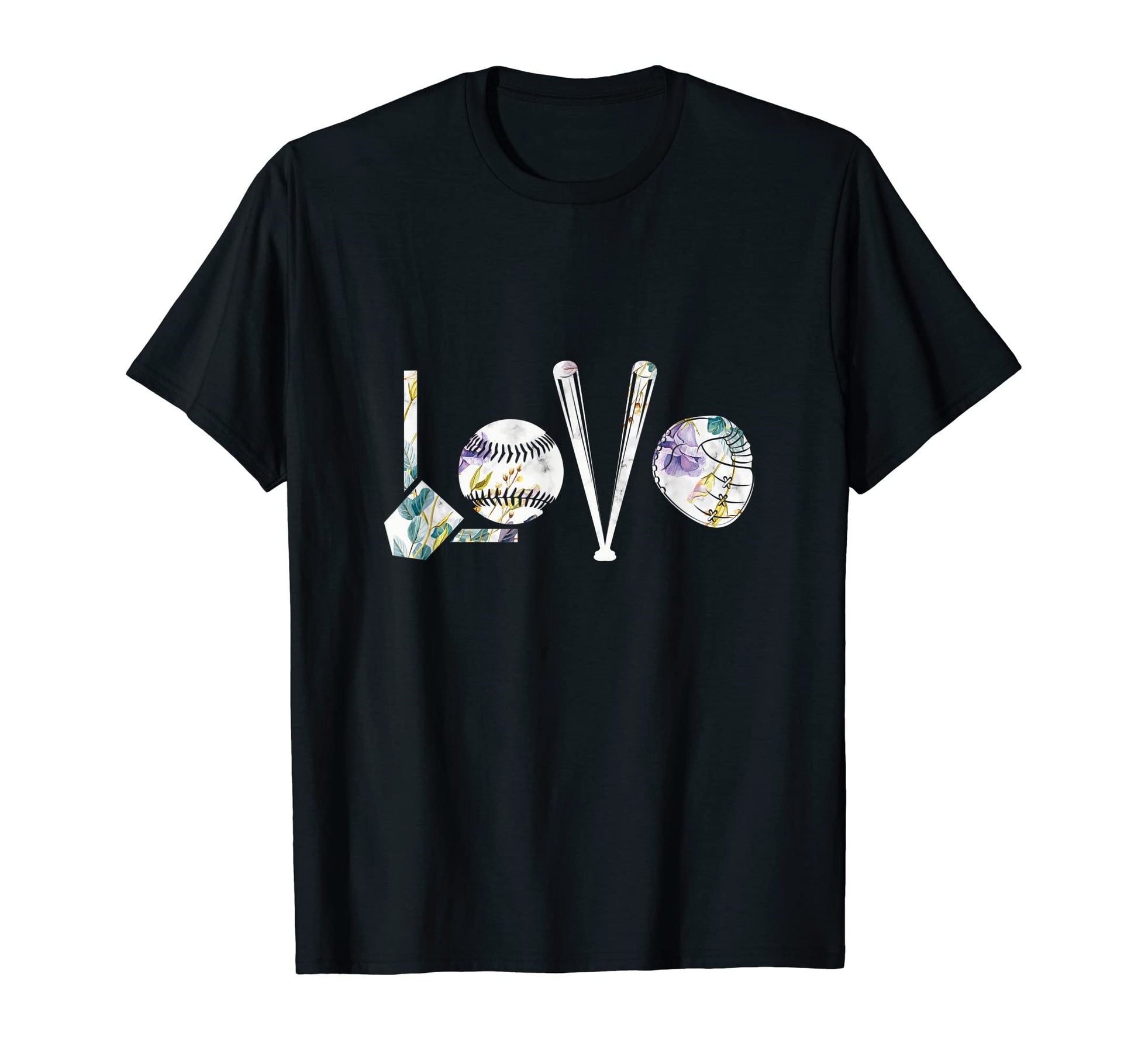 Love Baseball Softball Player Ball Game T-Shirt - Graphic Print for Adults - T-Shirt, Sweatshirt, Hoodie