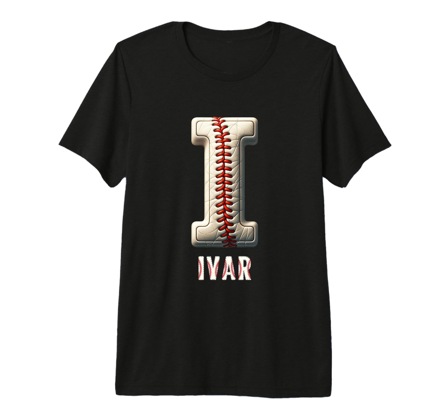 Baseball Home Run Lennard Initial T-Shirt - Fun Novelty Design for Adults - T-Shirt, Sweatshirt, Hoodie