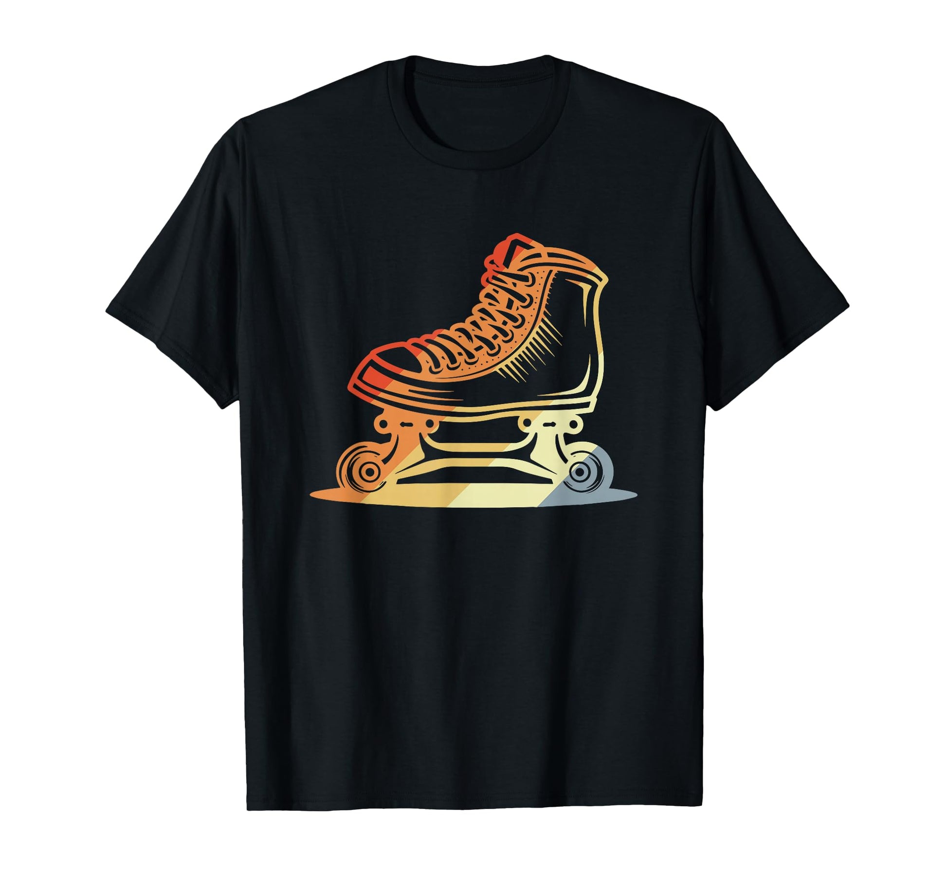 Roller Skates Sketch Indoor Sport T-Shirt - Novelty Apparel Unisex - T-Shirt, Sweatshirt, Hoodie