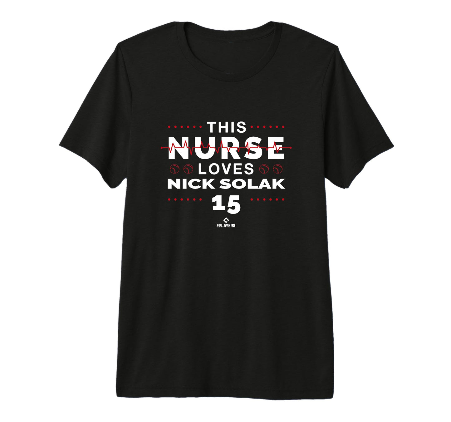 This Nurse Loves Nick Solak Texas T-Shirt - Trendy Graphic for Adults - T-Shirt, Sweatshirt, Hoodie