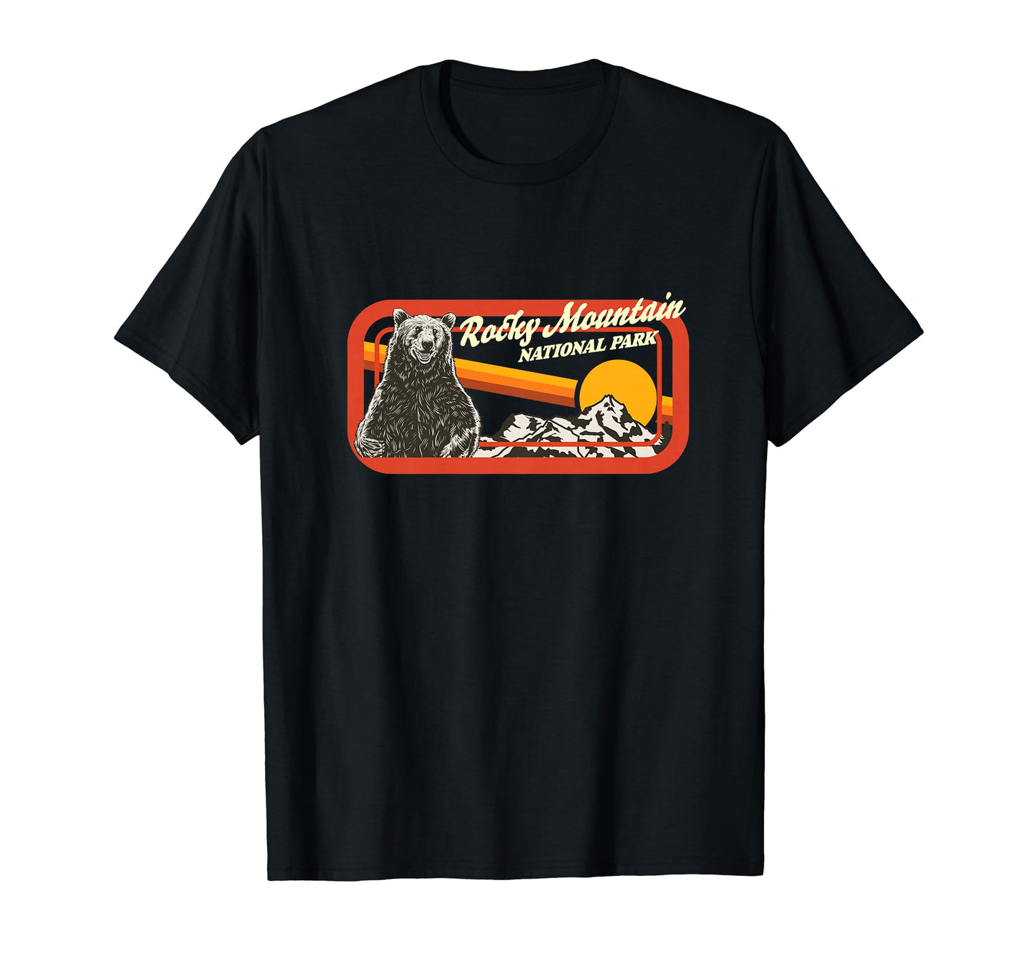 Rocky Mountain National Park Bear T-Shirt - Casual Everyday Wear Men Women - T-Shirt, Sweatshirt, Hoodie