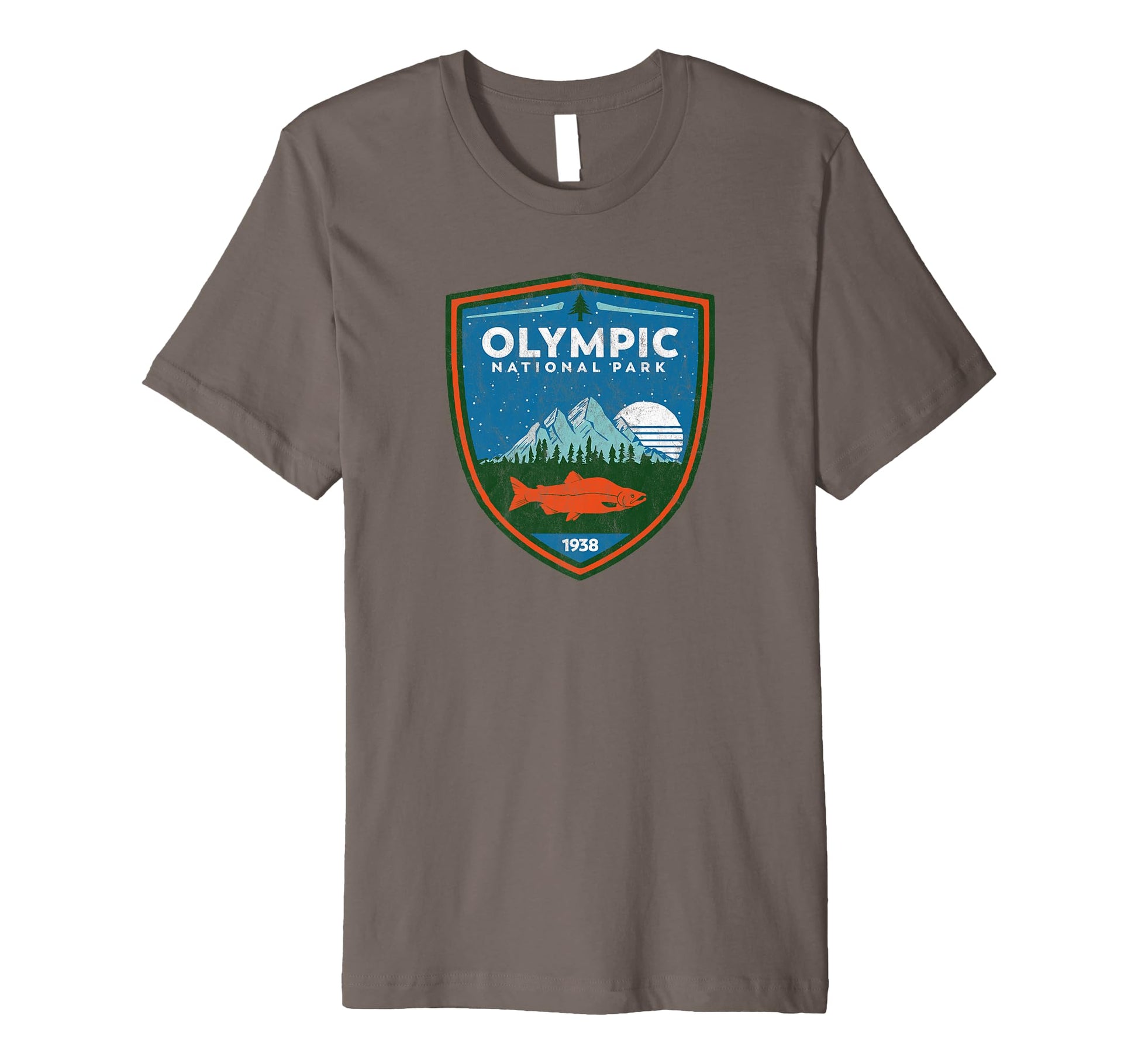 Olympic National Park T-Shirt - Fun Novelty Design for Adults - T-Shirt, Sweatshirt, Hoodie