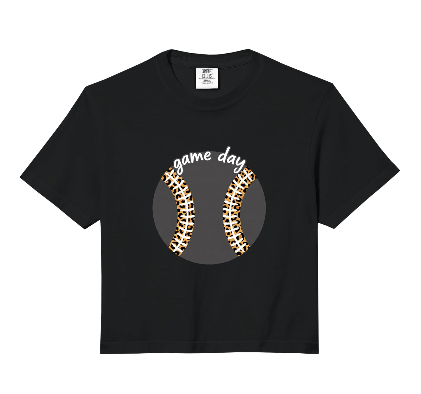 Game Day Baseball Mom Leopard Softball T-Shirt - Streetwear Style Unisex - T-Shirt, Sweatshirt, Hoodie