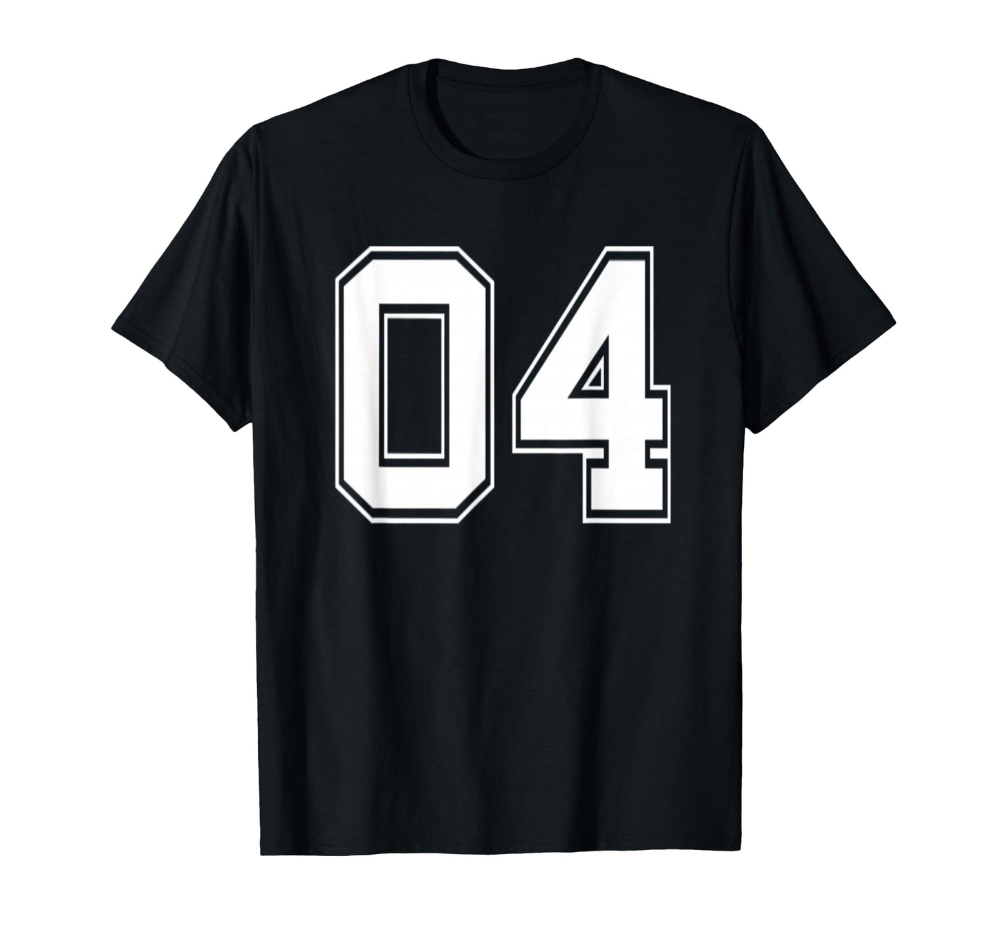 Number 04 Baseball Football Soccer T-Shirt - Streetwear Style Men Women - T-Shirt, Sweatshirt, Hoodie