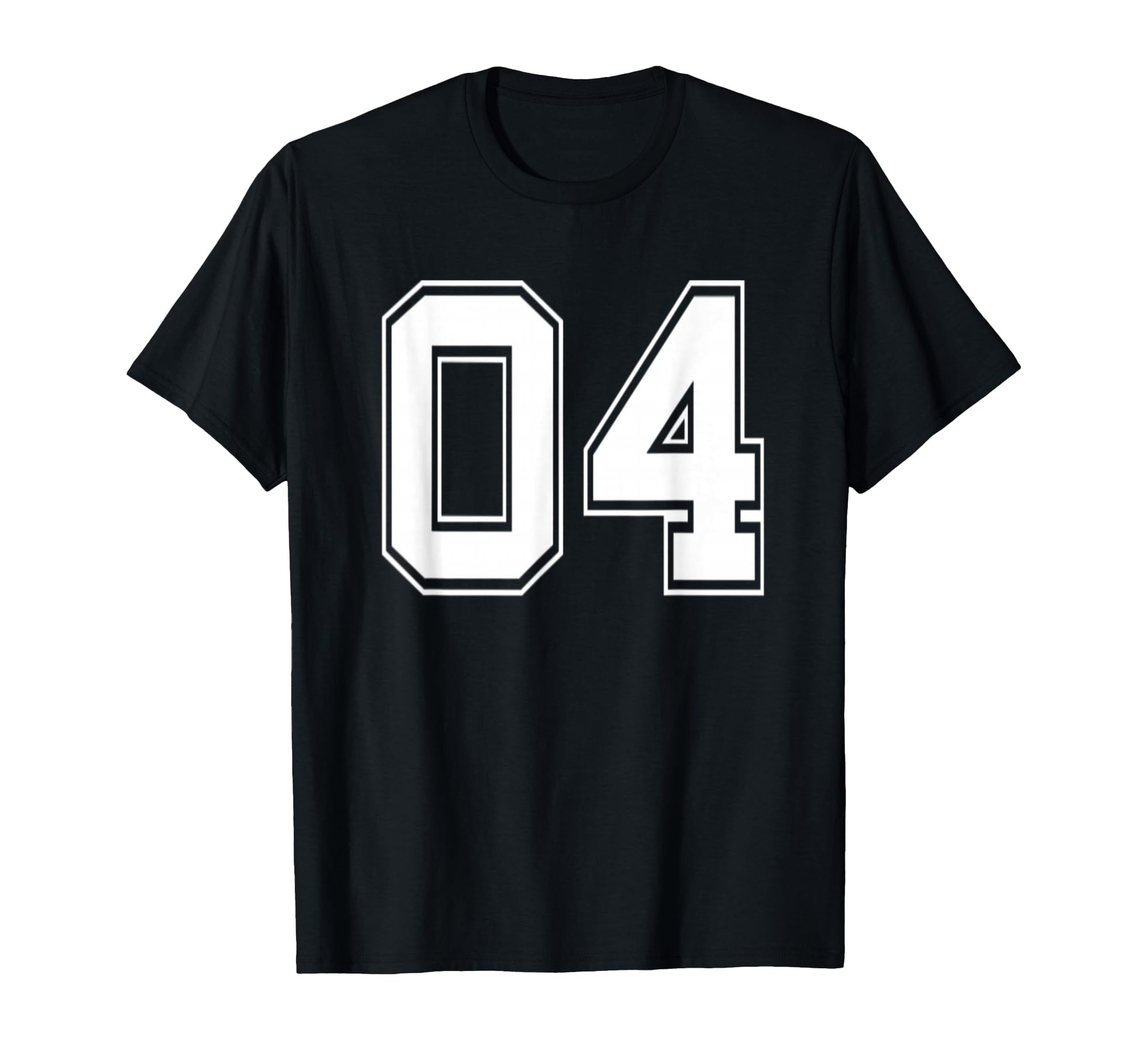 Number 04 Baseball Football Soccer T-Shirt - Streetwear Style Men Women - T-Shirt, Sweatshirt, Hoodie