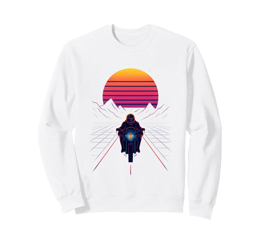 80S Synthwave Sweatshirt - Custom Art Print for Adults - T-Shirt, Sweatshirt, Hoodie