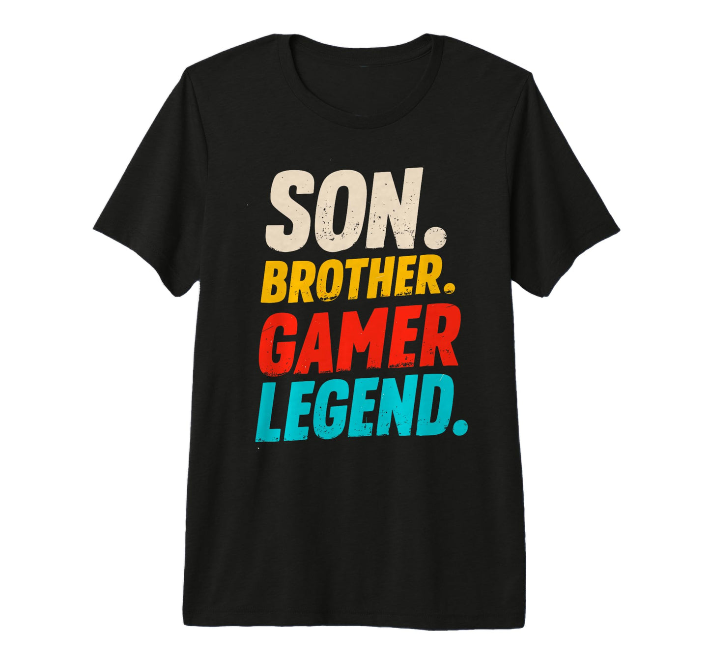 Son Brother Gamer Legend Video Game T-Shirt - Unique Graphic for Adults - T-Shirt, Sweatshirt, Hoodie