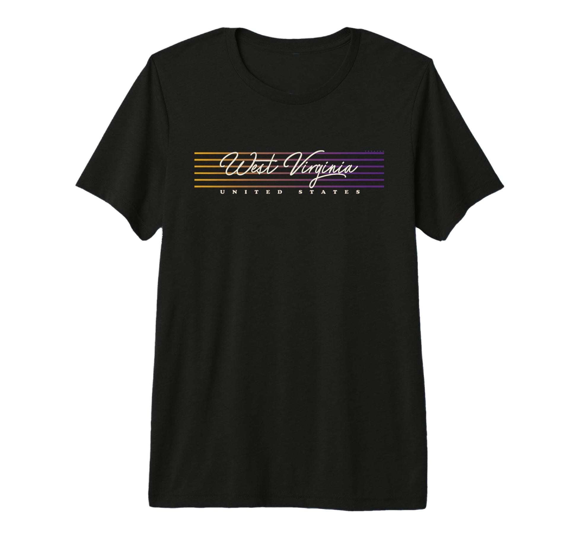 Nostalgic West Virginia Tri Blend T-Shirt - Streetwear Style for Adults - T-Shirt, Sweatshirt, Hoodie